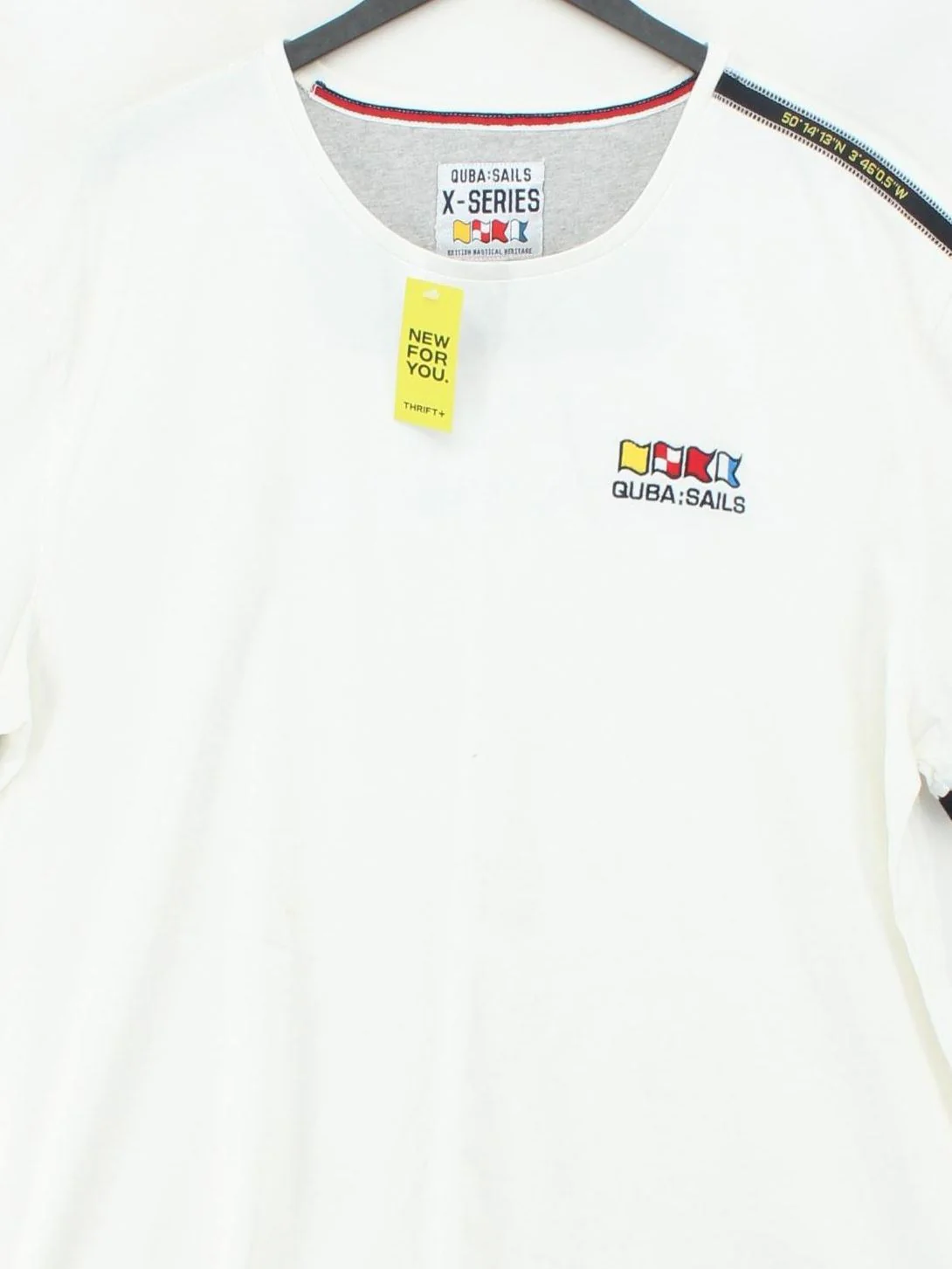 Quba Sails Men's T-Shirt XXXL White Graphic 100% Cotton Basic - Image 3
