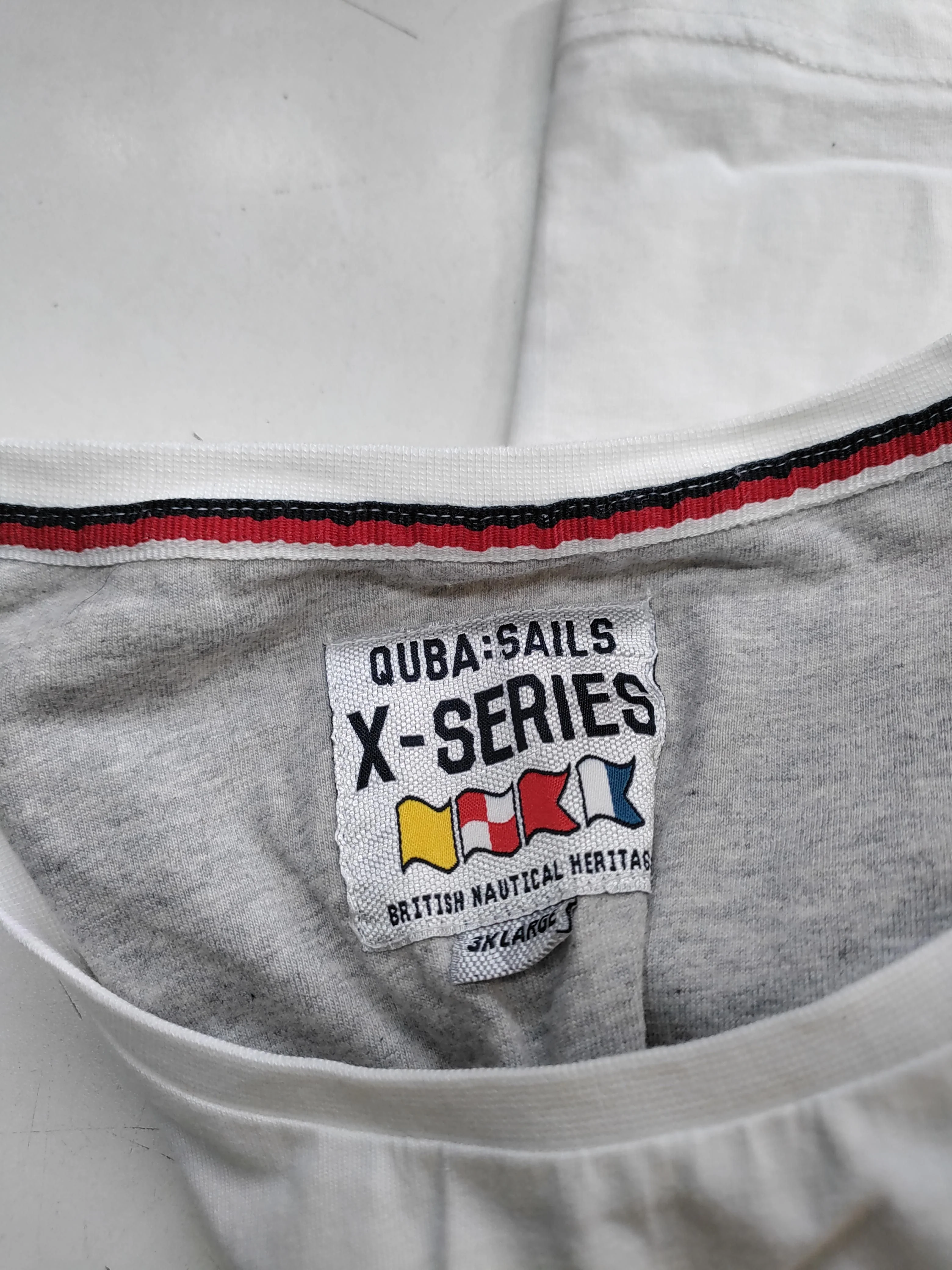 Quba Sails Men's T-Shirt XXXL White Graphic 100% Cotton Basic - Image 6