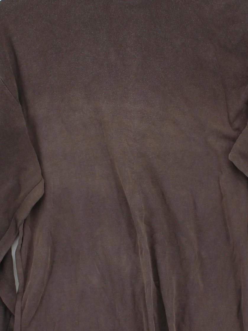 Quechua Men's Loungewear L Brown 100% Other Mock Neck Basic - Image 3