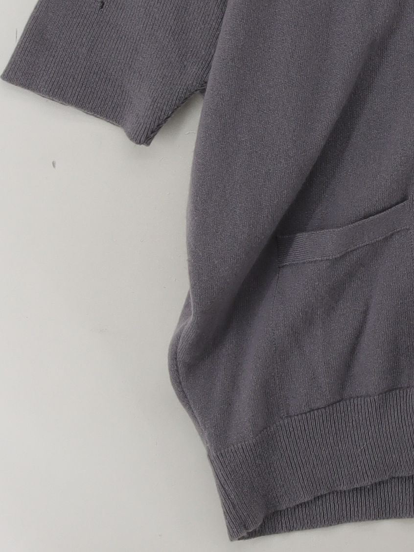 Queene And Belle Women's Cardigan L Grey 100% Cashmere V-Neck Cardigan - Image 4