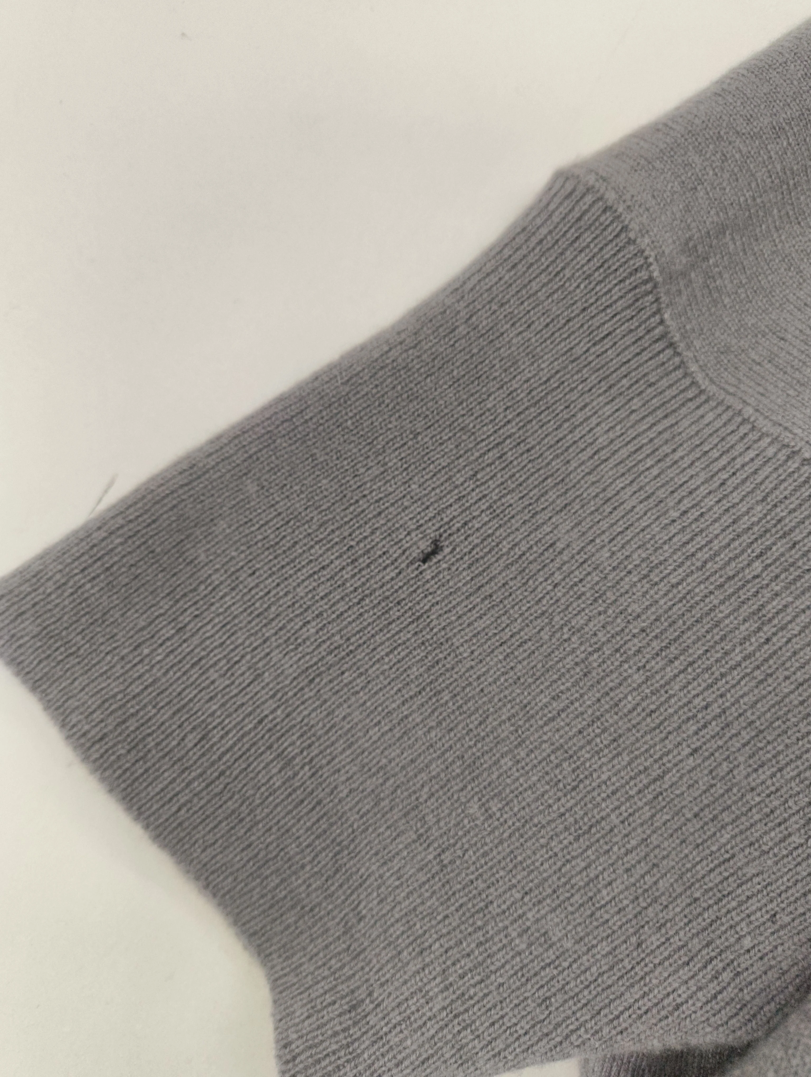 Queene And Belle Women's Cardigan L Grey 100% Cashmere V-Neck Cardigan - Image 5