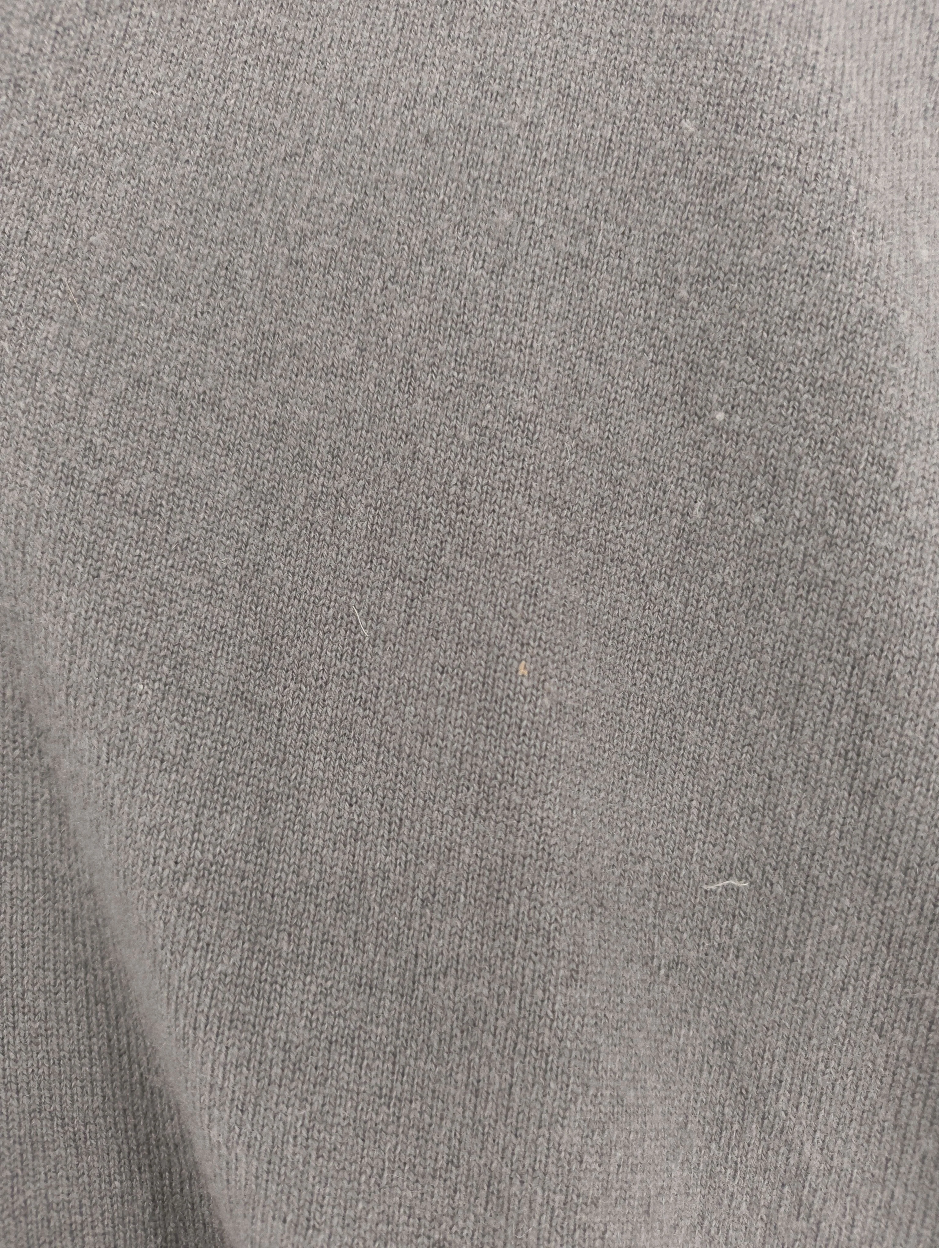 Queene And Belle Women's Cardigan L Grey 100% Cashmere V-Neck Cardigan - Image 6