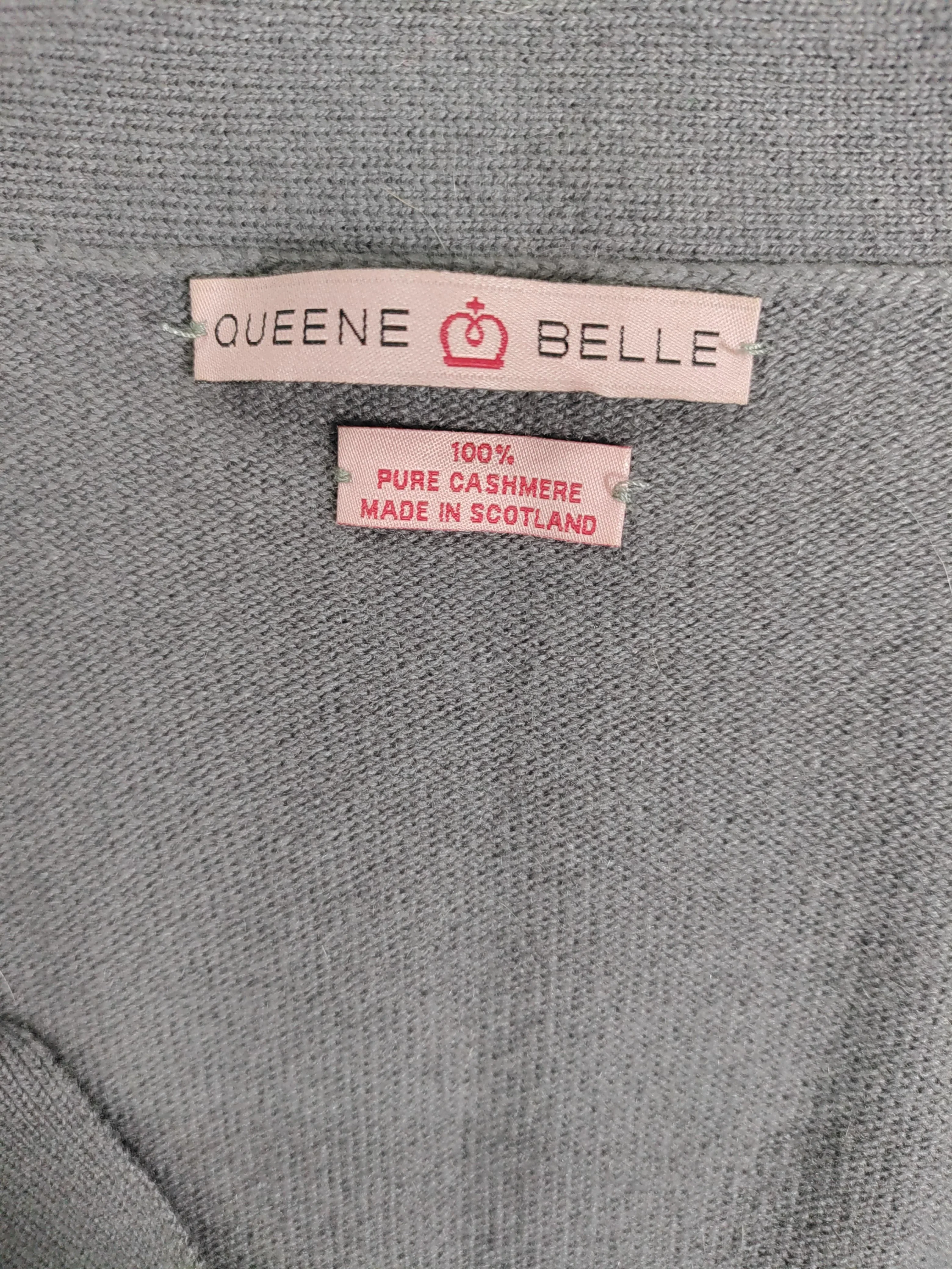 Queene And Belle Women's Cardigan L Grey 100% Cashmere V-Neck Cardigan - Image 7