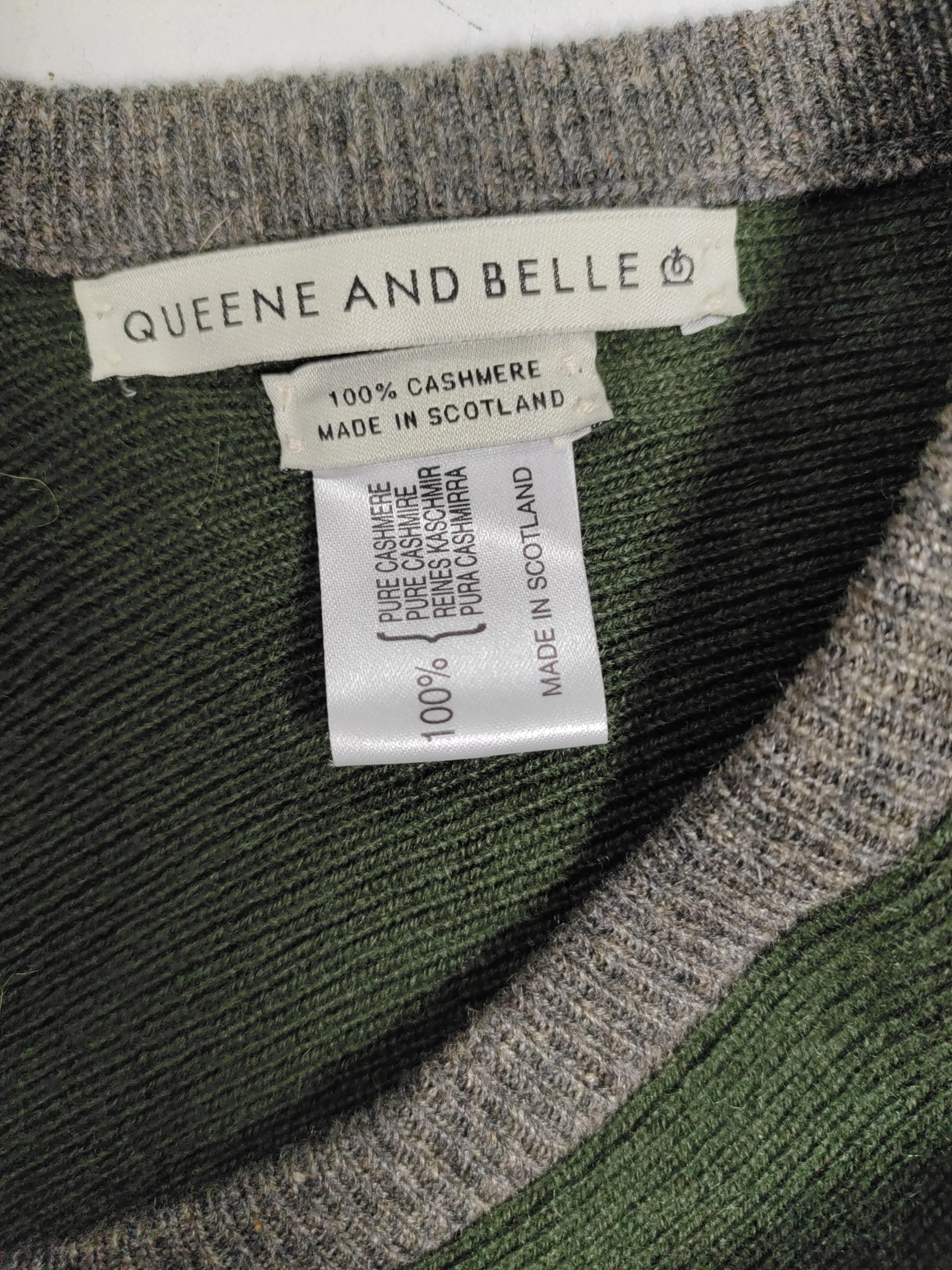 Queene And Belle Women's Coat M Green 100% Cashmere Anorak - Image 6