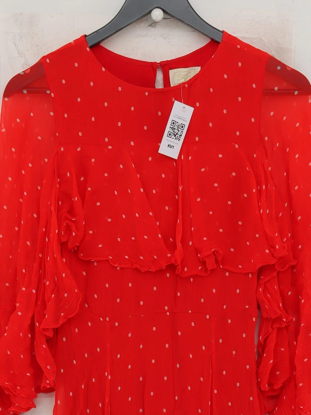Queens of archive Maxi Dress XS in Red - Image 3