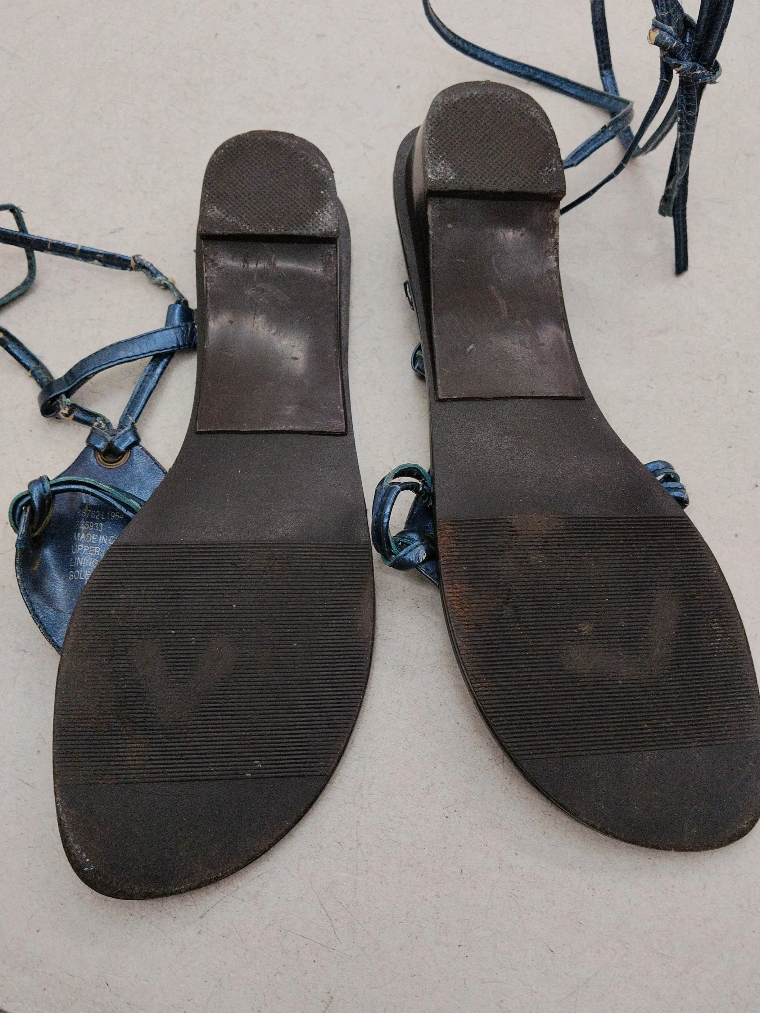 Queenspark Women's Sandals UK 5 Blue 100% Other Strappy - Image 7