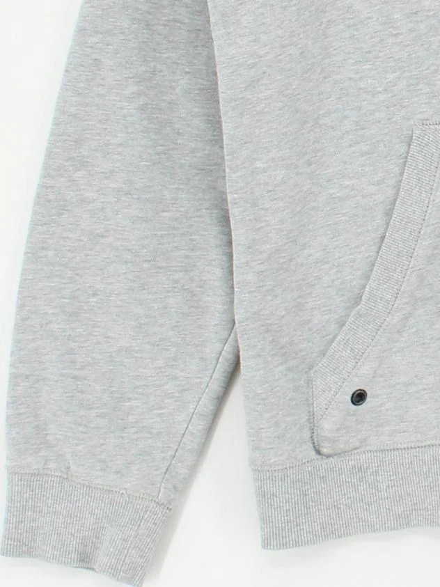Quiksilver Men's Hoodie M Grey Cotton with Polyester Pullover - Image 4