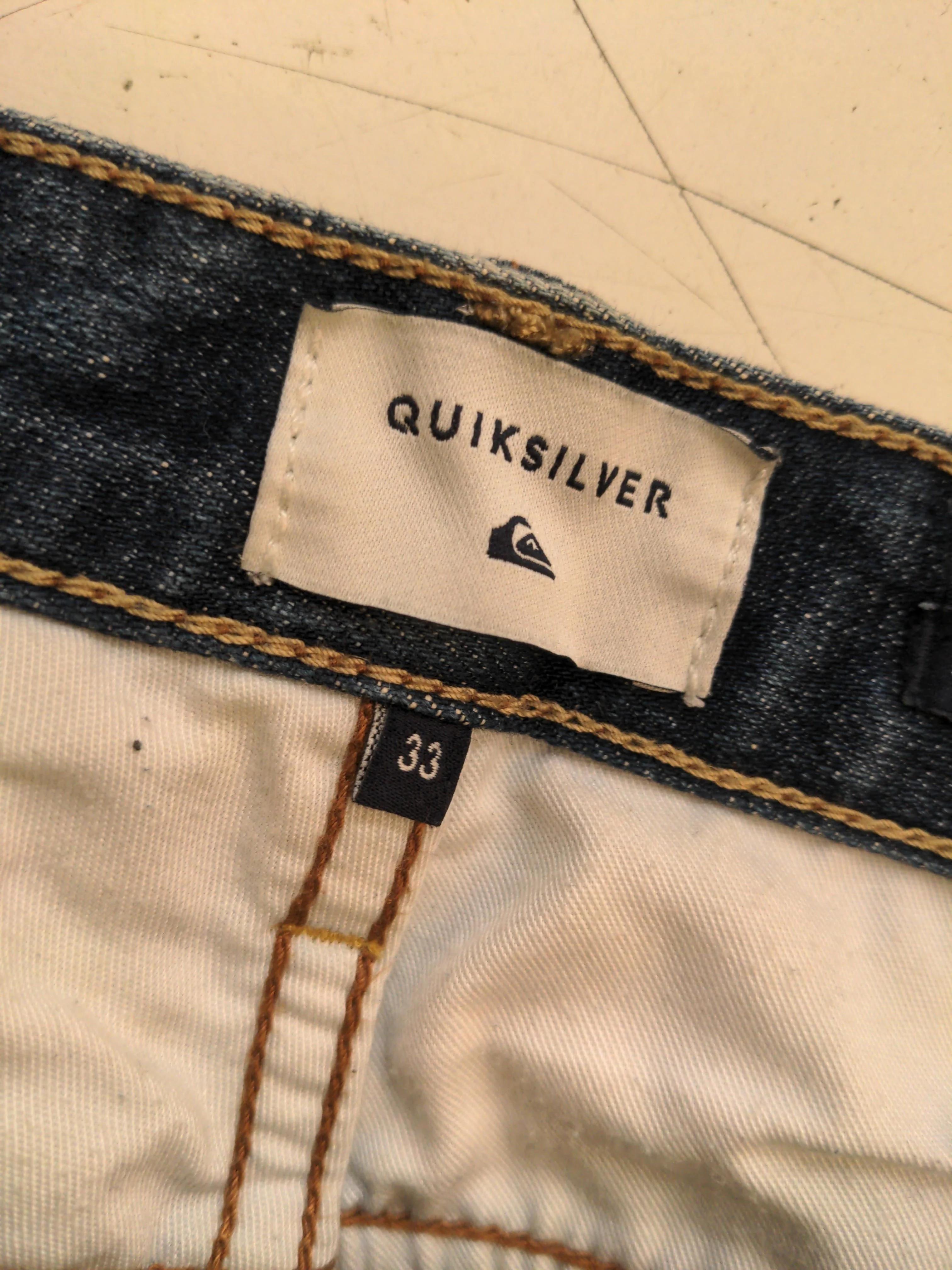 Quiksilver Men's Jeans W 33 in Blue Cotton with Elastane Straight - Image 7
