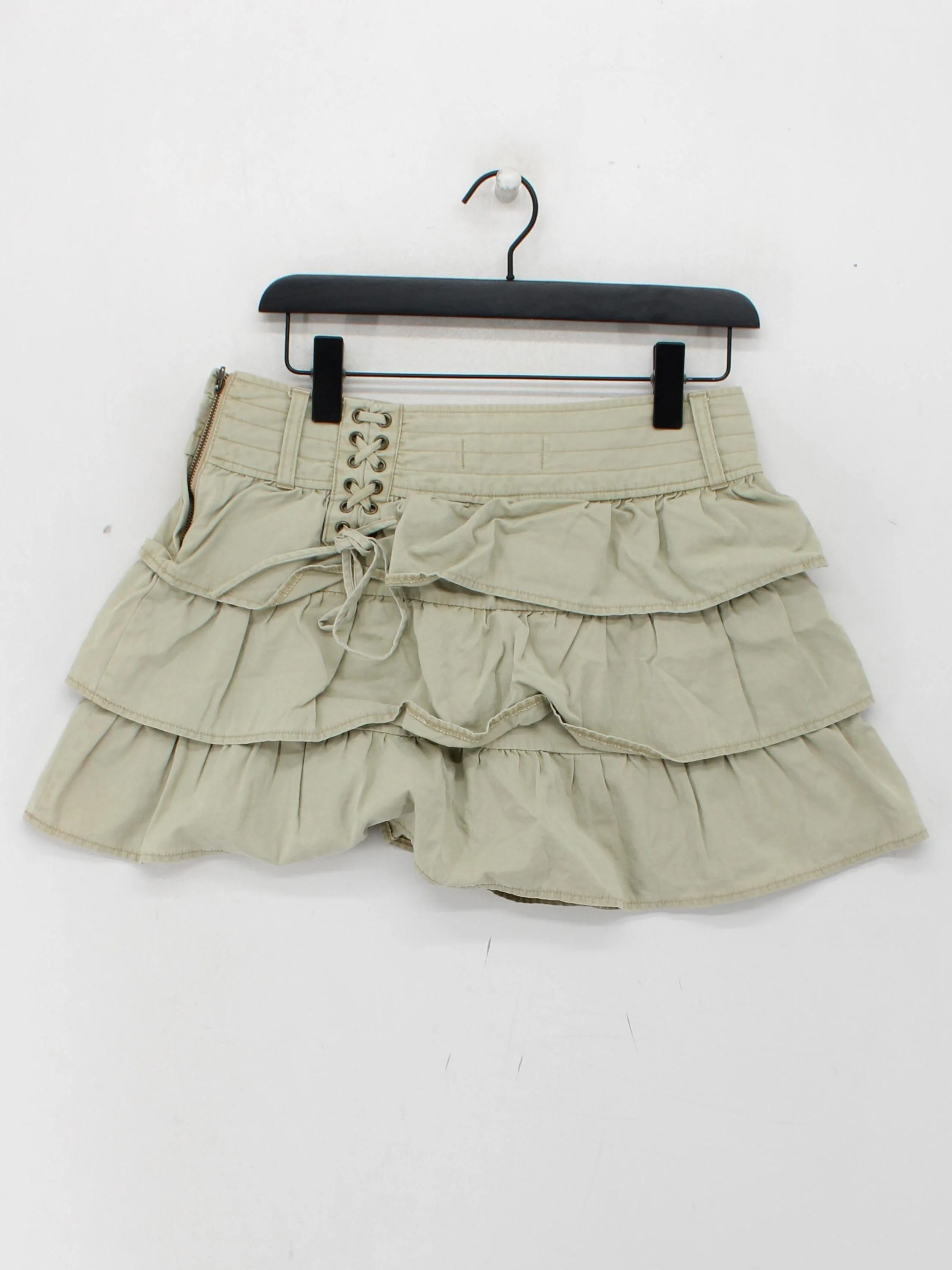 Quiksilver Women's Mini Skirt XS Tan 100% Cotton Short Mini - Image 2