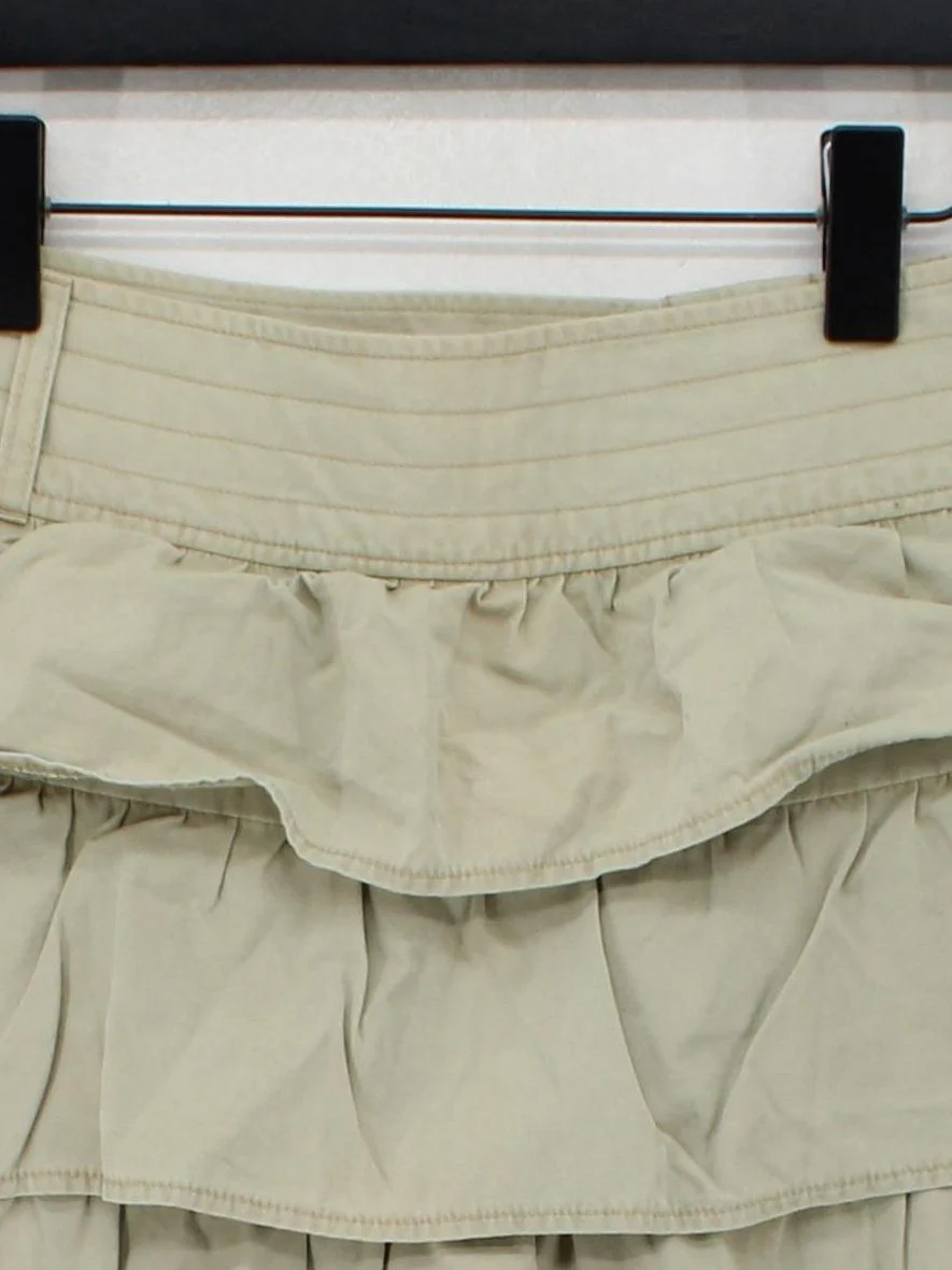 Quiksilver Women's Mini Skirt XS Tan 100% Cotton Short Mini - Image 3