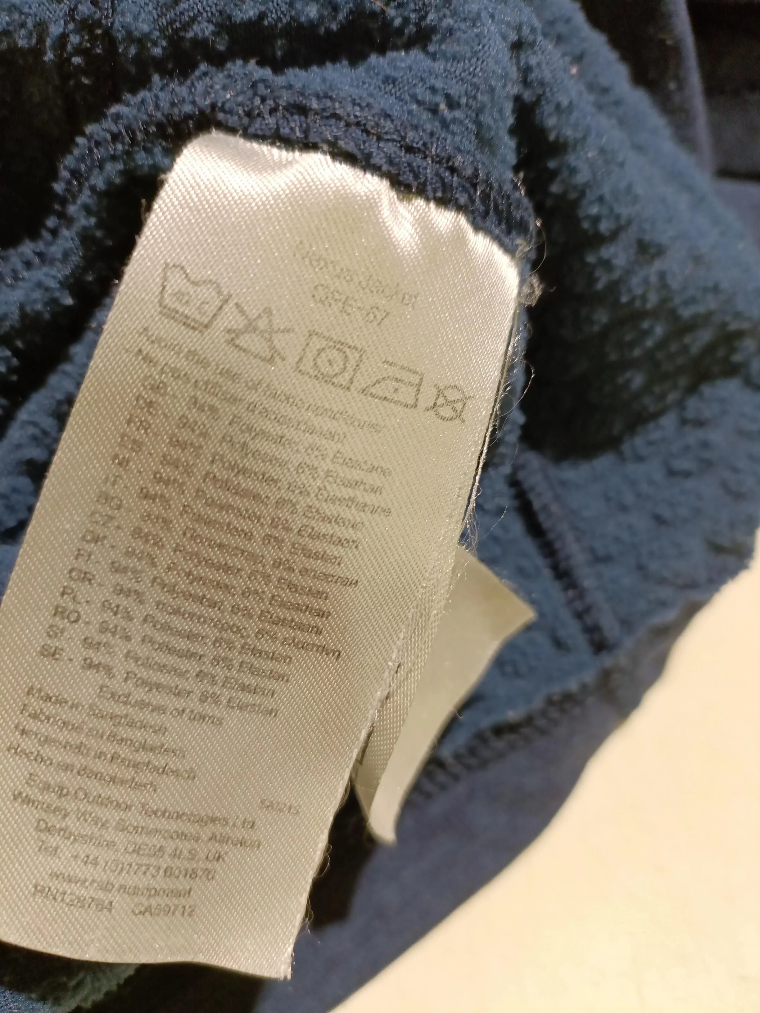 Rab Men's Hoodie XL Blue Polyester with Elastane Pullover - Image 7