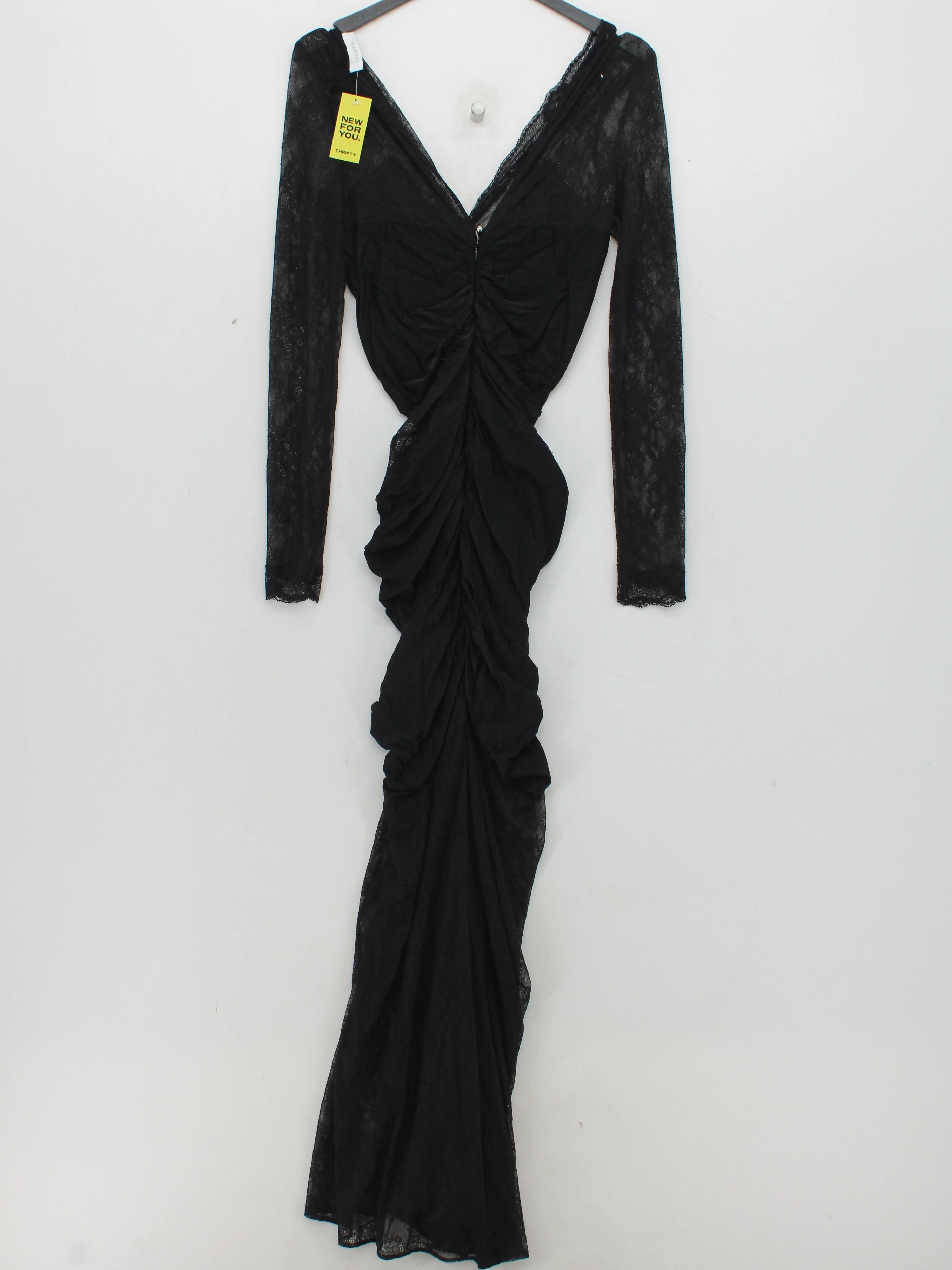 Rabanne Bodycon Maxi Dress in Black - Image 2