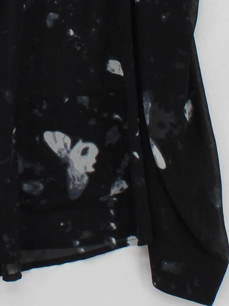 Rachel Roy Women's Blouse L Black 100% Polyester Basic - Image 4