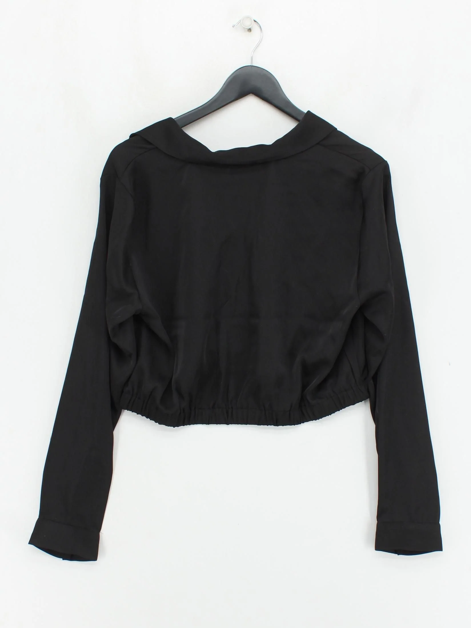 Rachel Zoe Women's Shirt L Black 100% Polyester Basic New with tags - Image 2