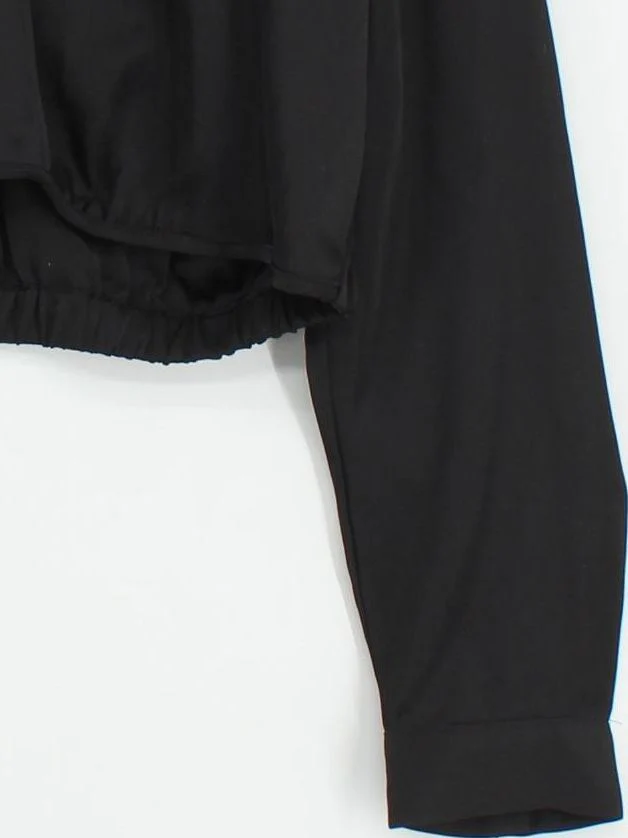 Rachel Zoe Women's Shirt L Black 100% Polyester Basic New with tags - Image 4