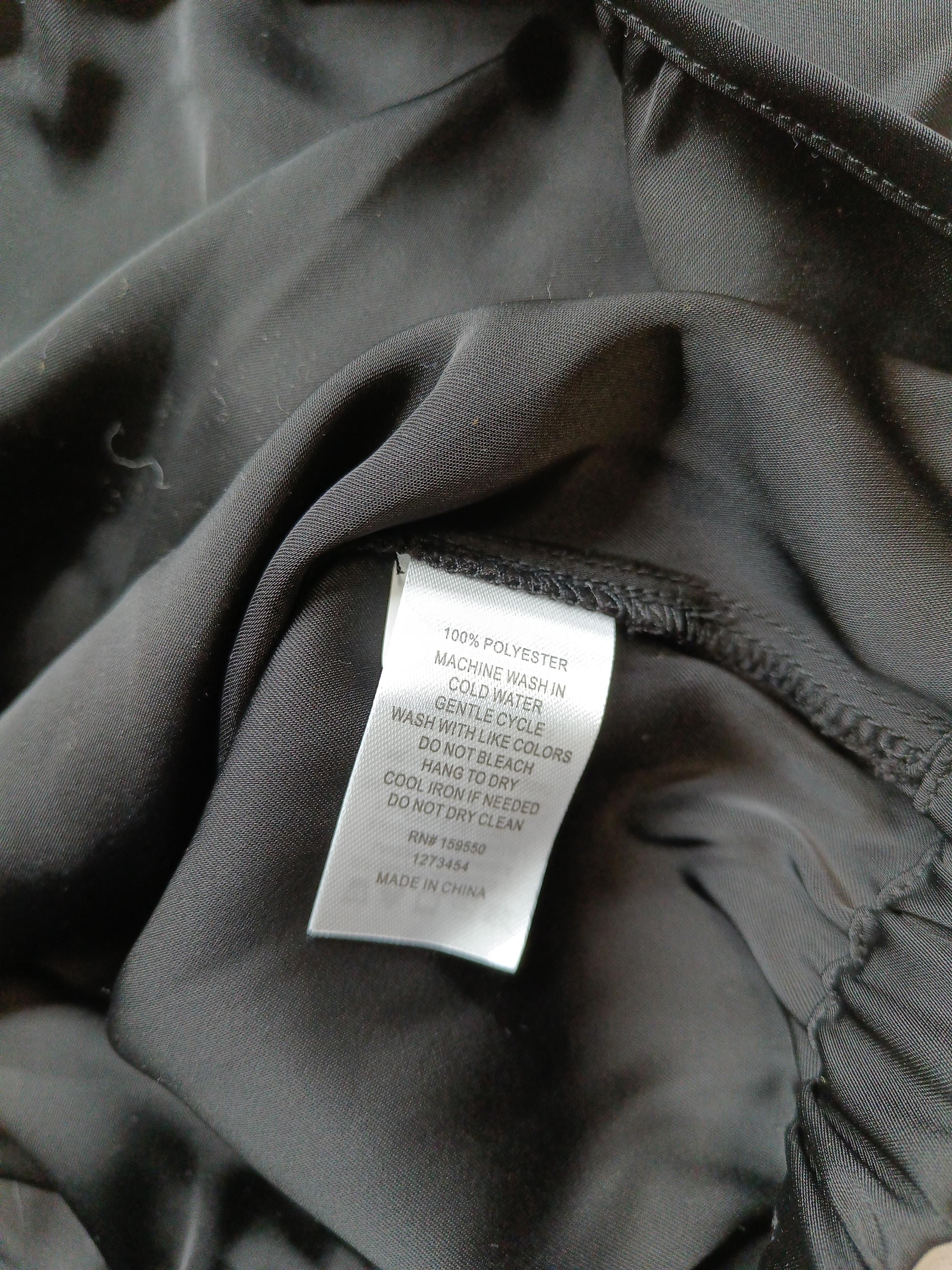 Rachel Zoe Women's Shirt L Black 100% Polyester Basic New with tags - Image 6