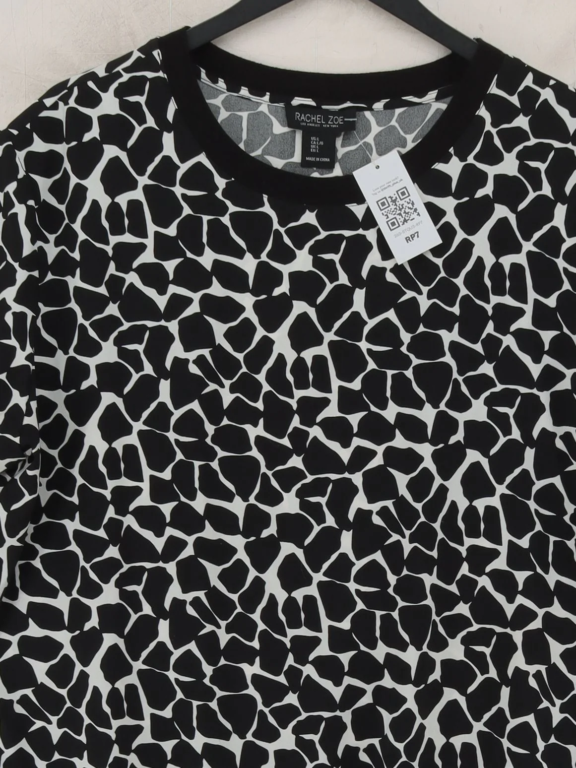 Rachel Zoe Women's T-Shirt L Multi 100% Polyester Basic - Image 3