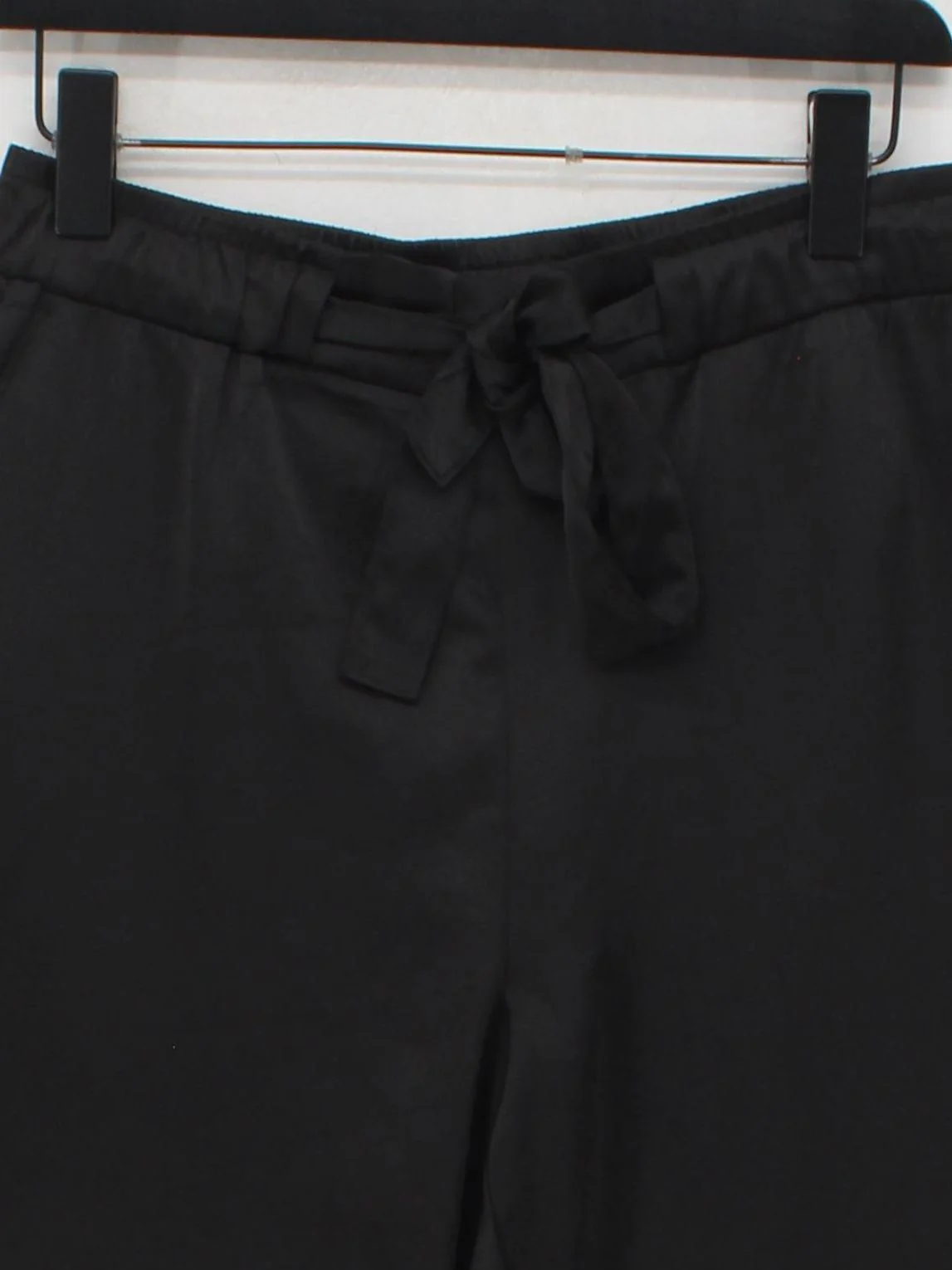 Rachel Zoe Women's Trousers M Black Polyester with Spandex Tapered Sweatpants - Image 3