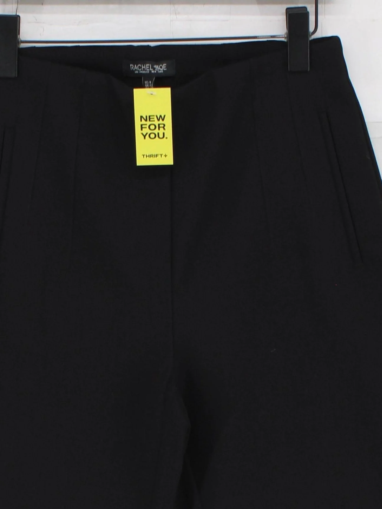 Rachel Zoe Women's Trousers UK 12 Black Nylon with Polyester, Spandex Chino - Image 3