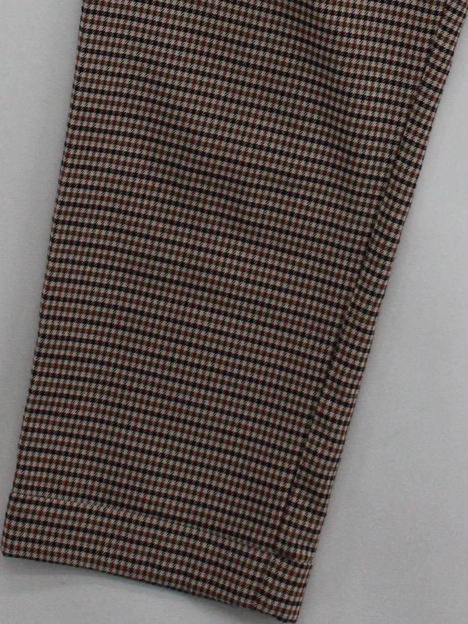 Rachel Zoe Women's Trousers UK 14 Brown Polyester with Viscose, Elastane Cropped - Image 4