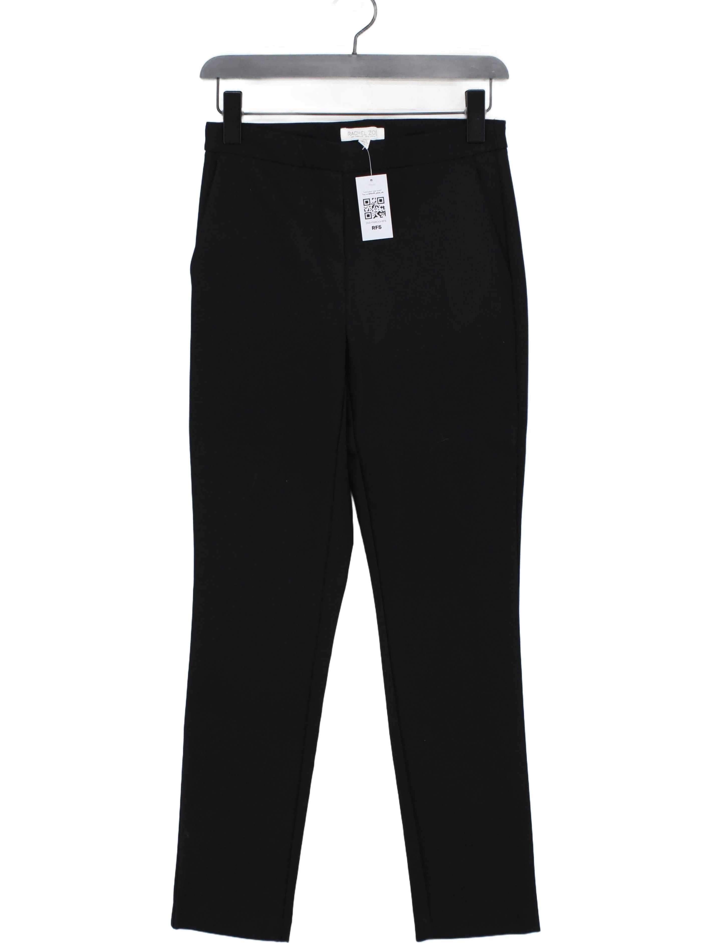Rachel Zoe Women's Trousers XS Black Nylon with Polyester, Spandex Capri