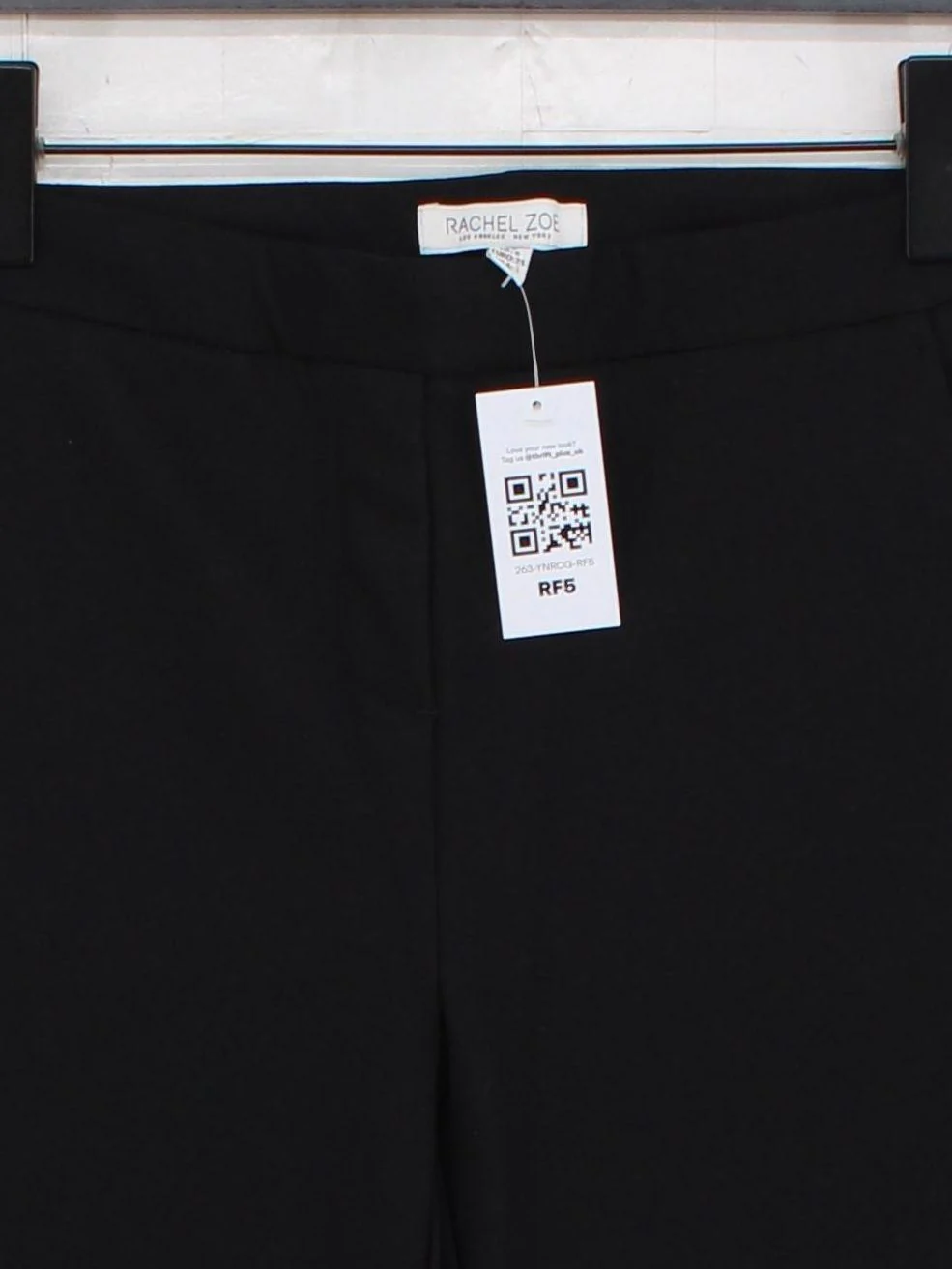 Rachel Zoe Women's Trousers XS Black Nylon with Polyester, Spandex Capri - Image 3