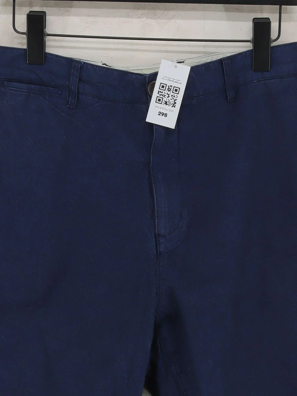 Racing Green Men's Shorts W 40 in Blue 100% Cotton Chino - Image 3
