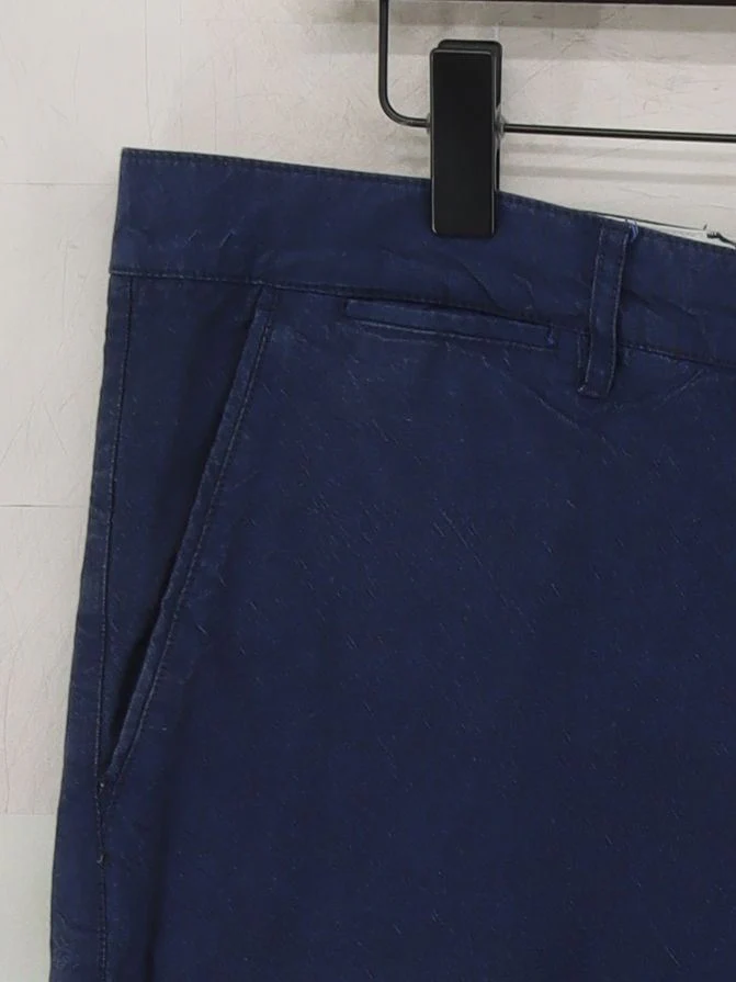 Racing Green Men's Shorts W 40 in Blue 100% Cotton Chino - Image 4