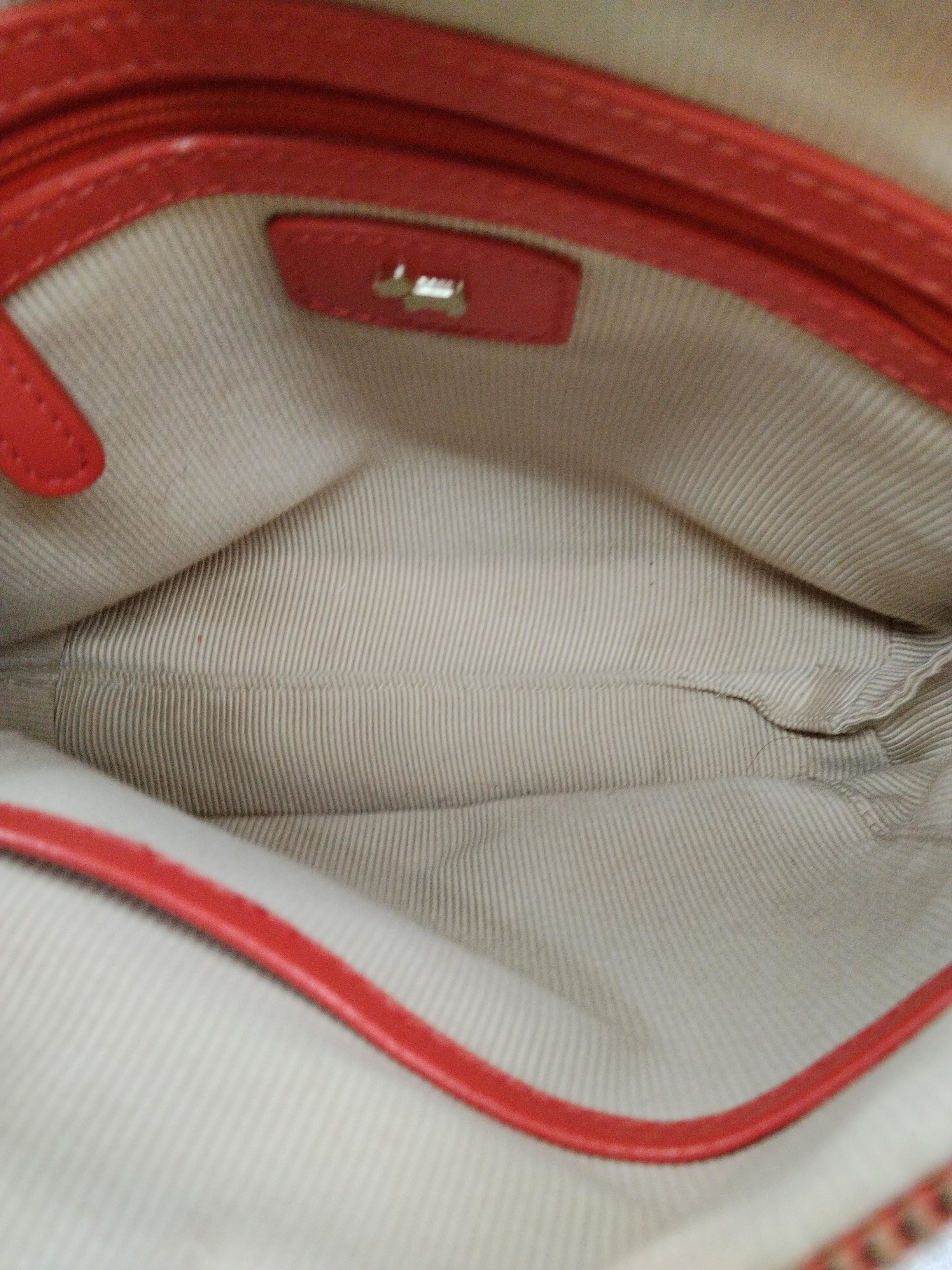 Radley London Women's Bag Red 100% Leather Crossbody - Image 4