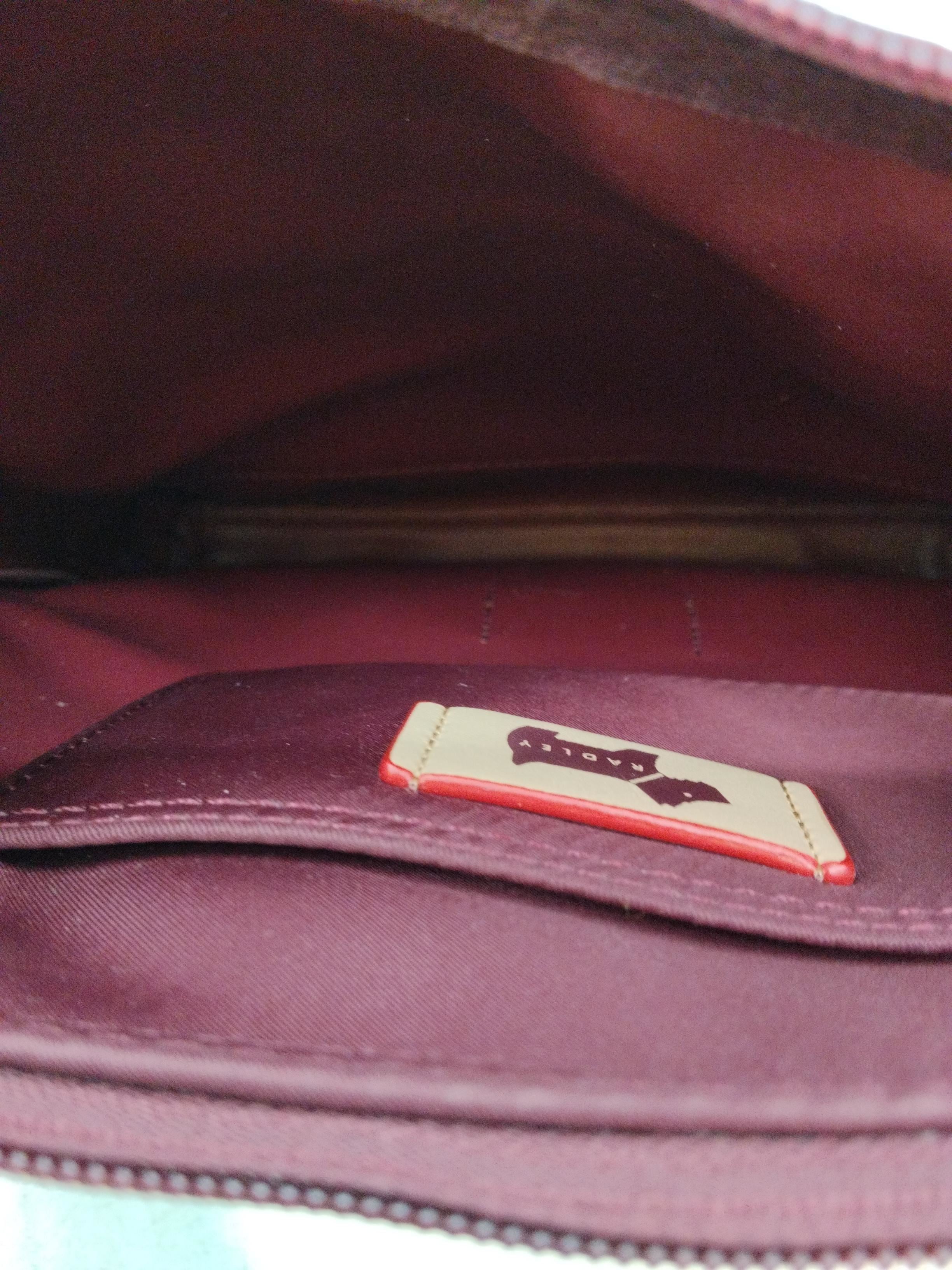 Radley London Women's Bag Red 100% Nylon Crossbody - Image 4