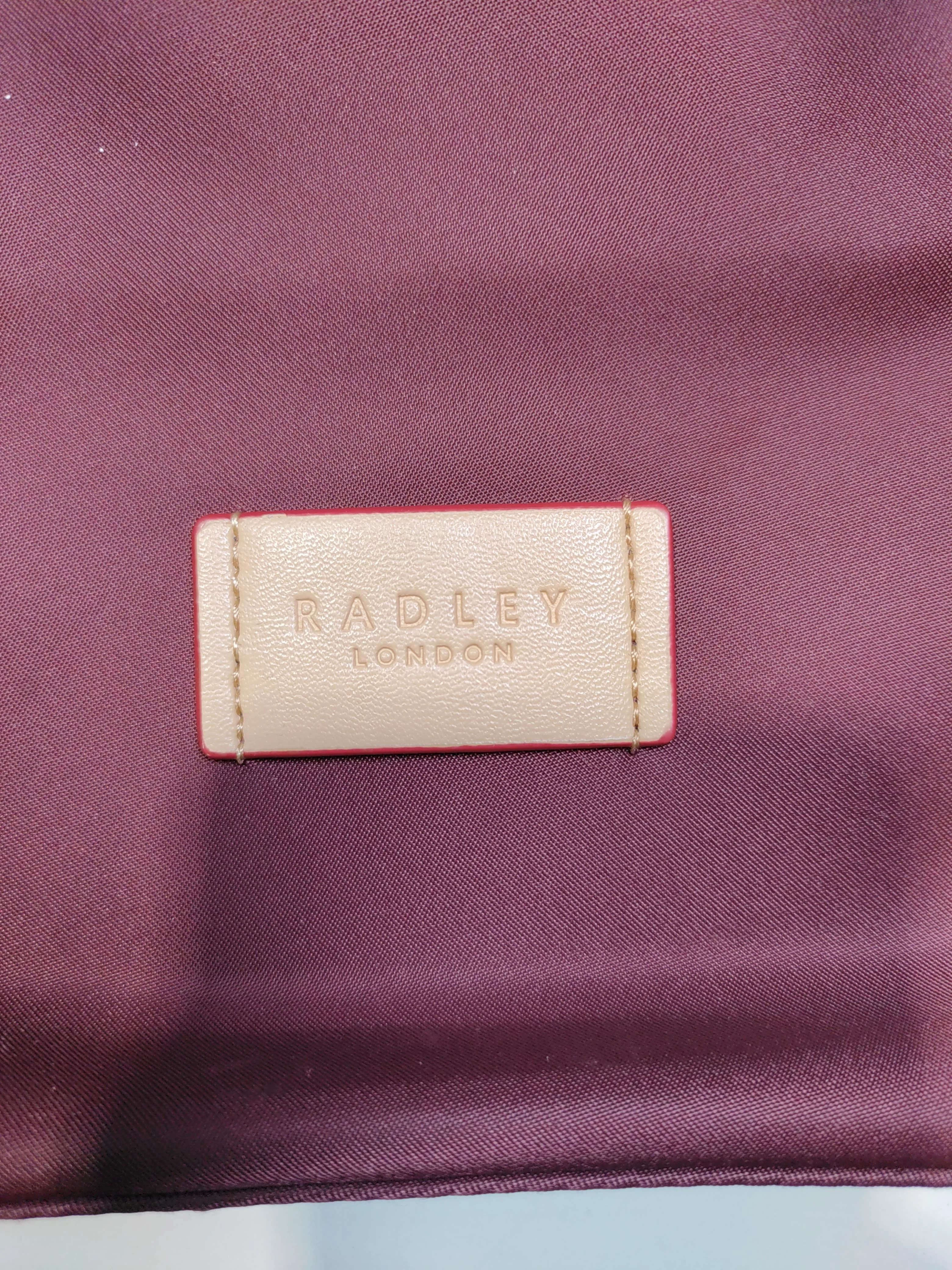 Radley London Women's Bag Red 100% Nylon Crossbody - Image 7