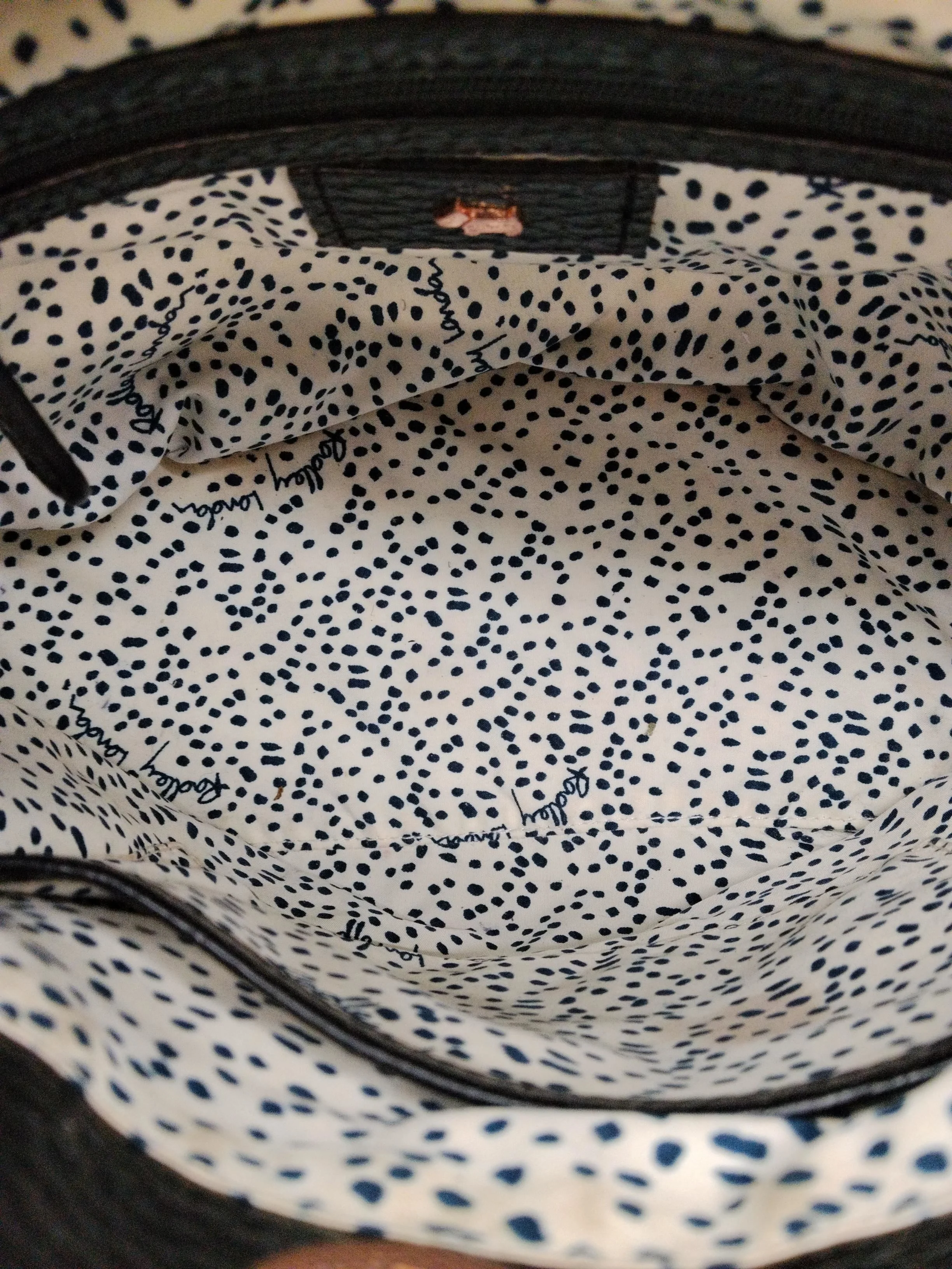 Radley Women's Bag Black Polkadot 100% Leather Crossbody - Image 4