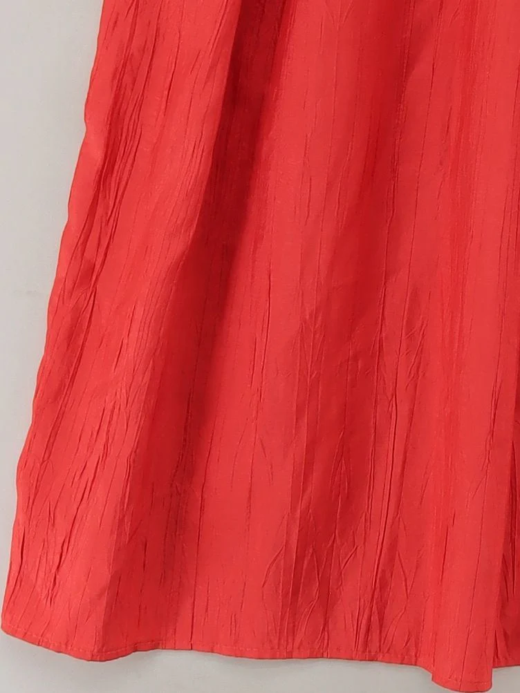 Radley Women's Midi Skirt UK 12 Red 100% Other Midi A-Line - Image 4