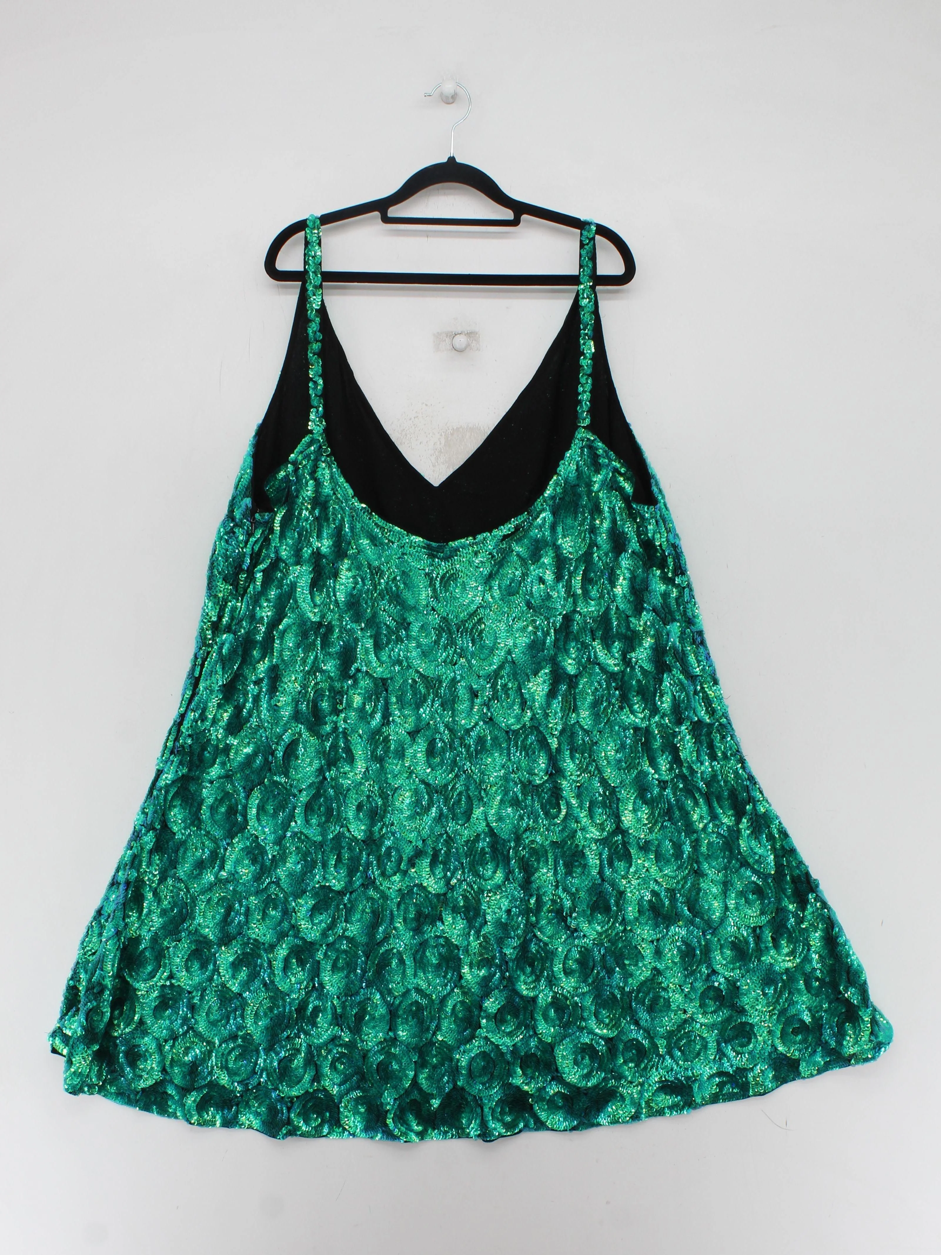RaeVynn Mini Dress UK28 in Green RRP £195 - Image 3