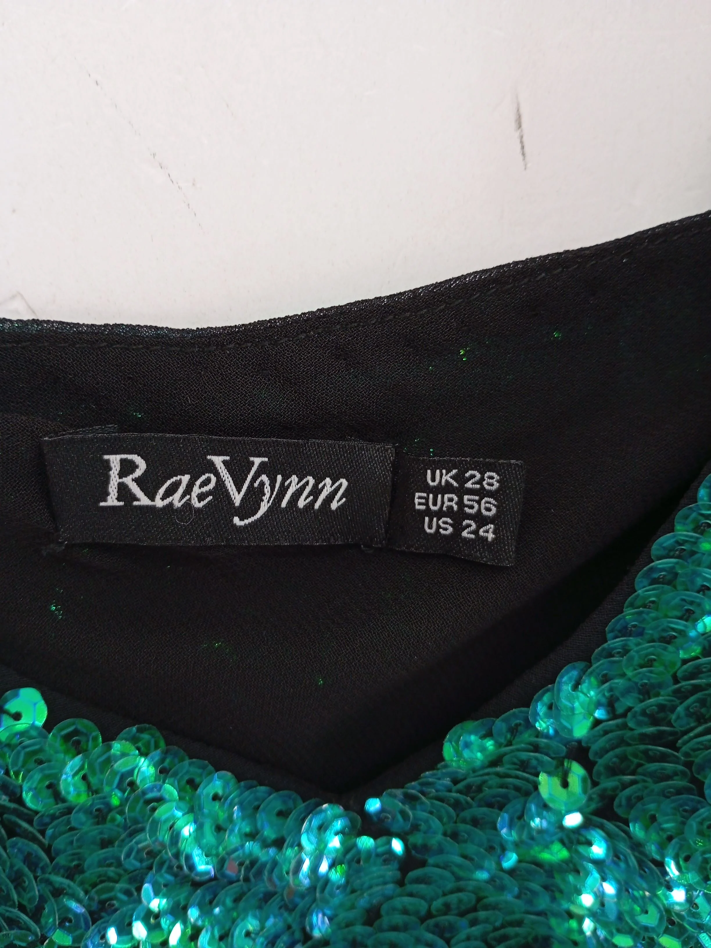RaeVynn Mini Dress UK28 in Green RRP £195 - Image 6