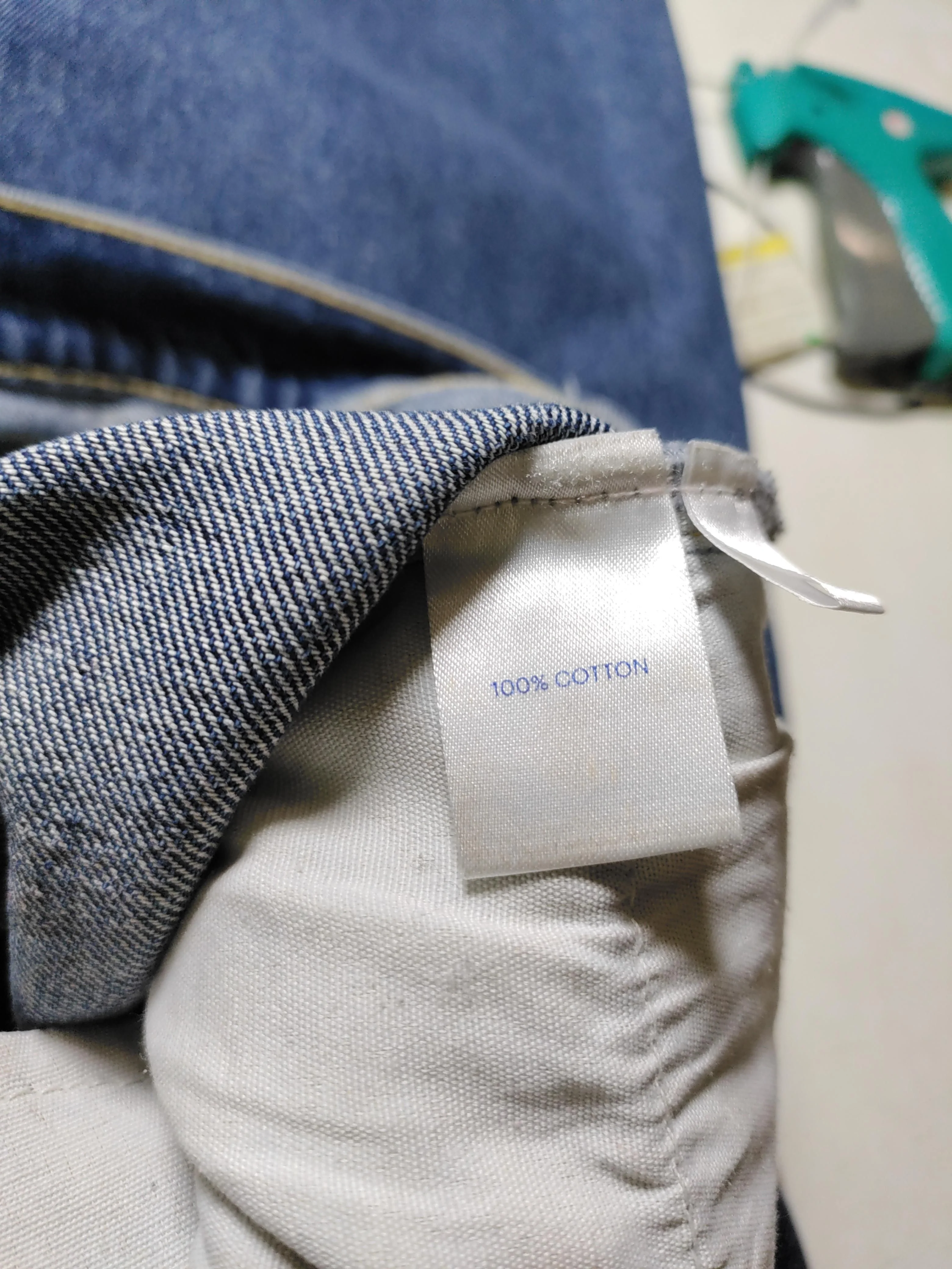 Raey Men's Jeans W 44 in Blue 100% Cotton Straight - Image 6