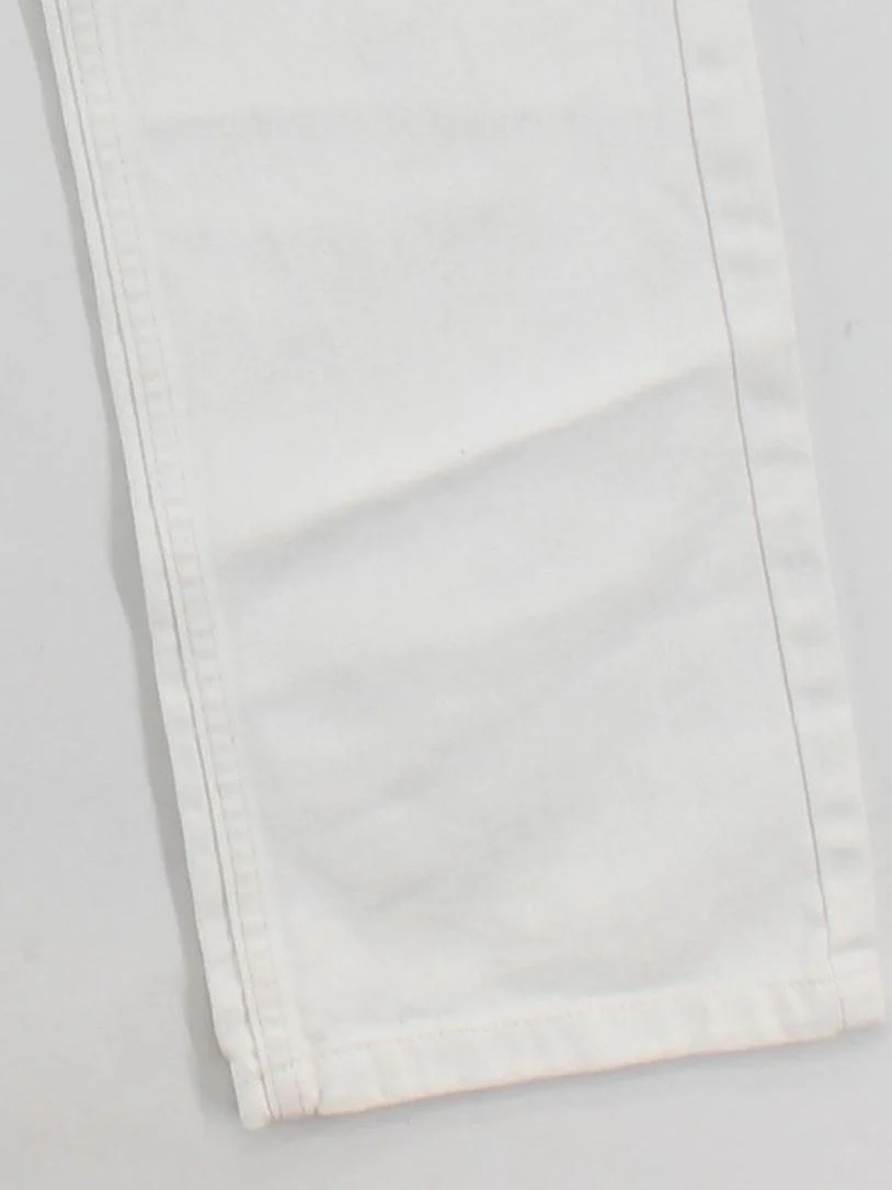 Raey Women's Jeans W 24 in White 100% Cotton Straight - Image 4