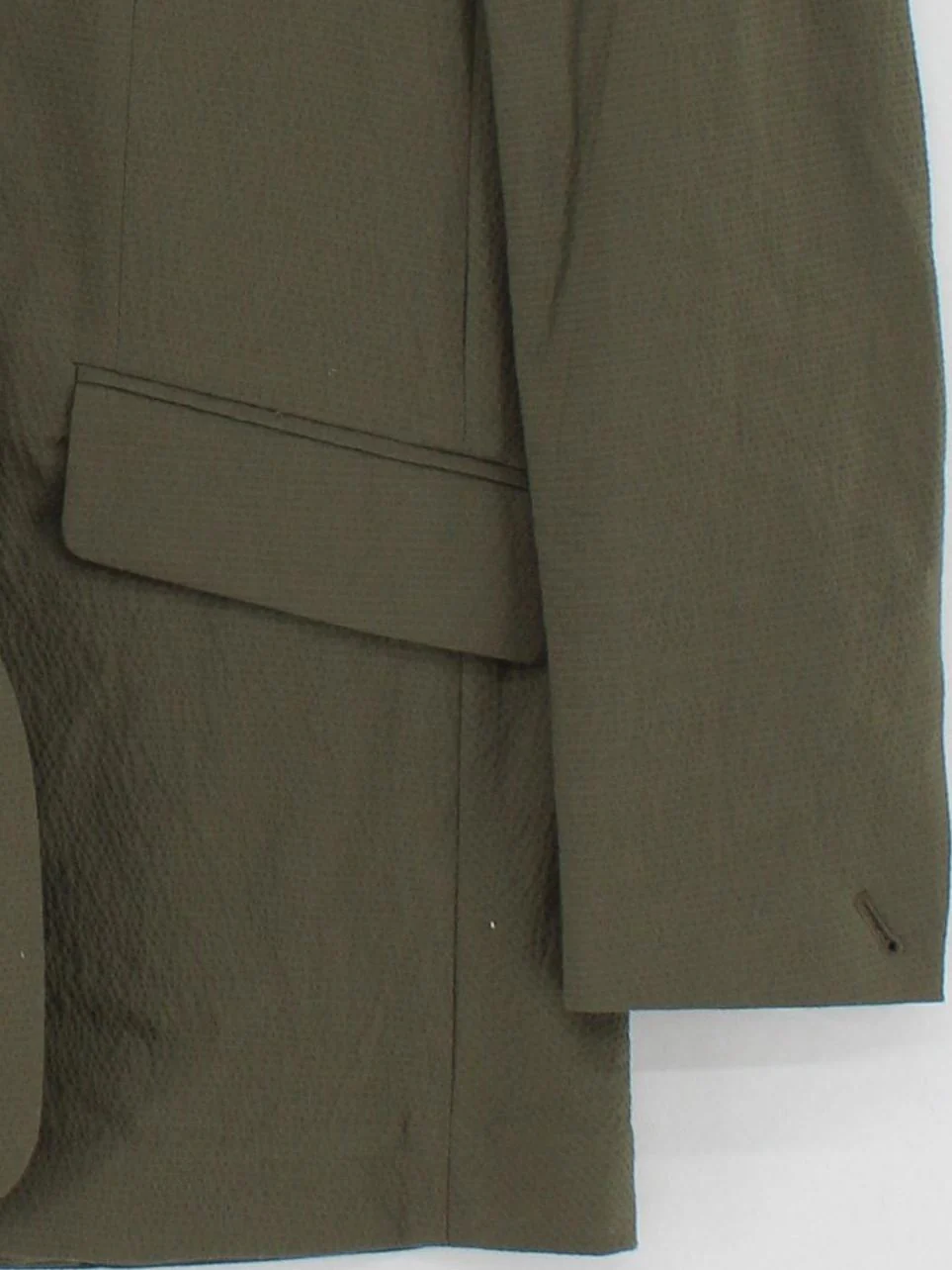 Rag & Bone Women's Blazer UK 6 Green Cotton with Spandex Overcoat - Image 4