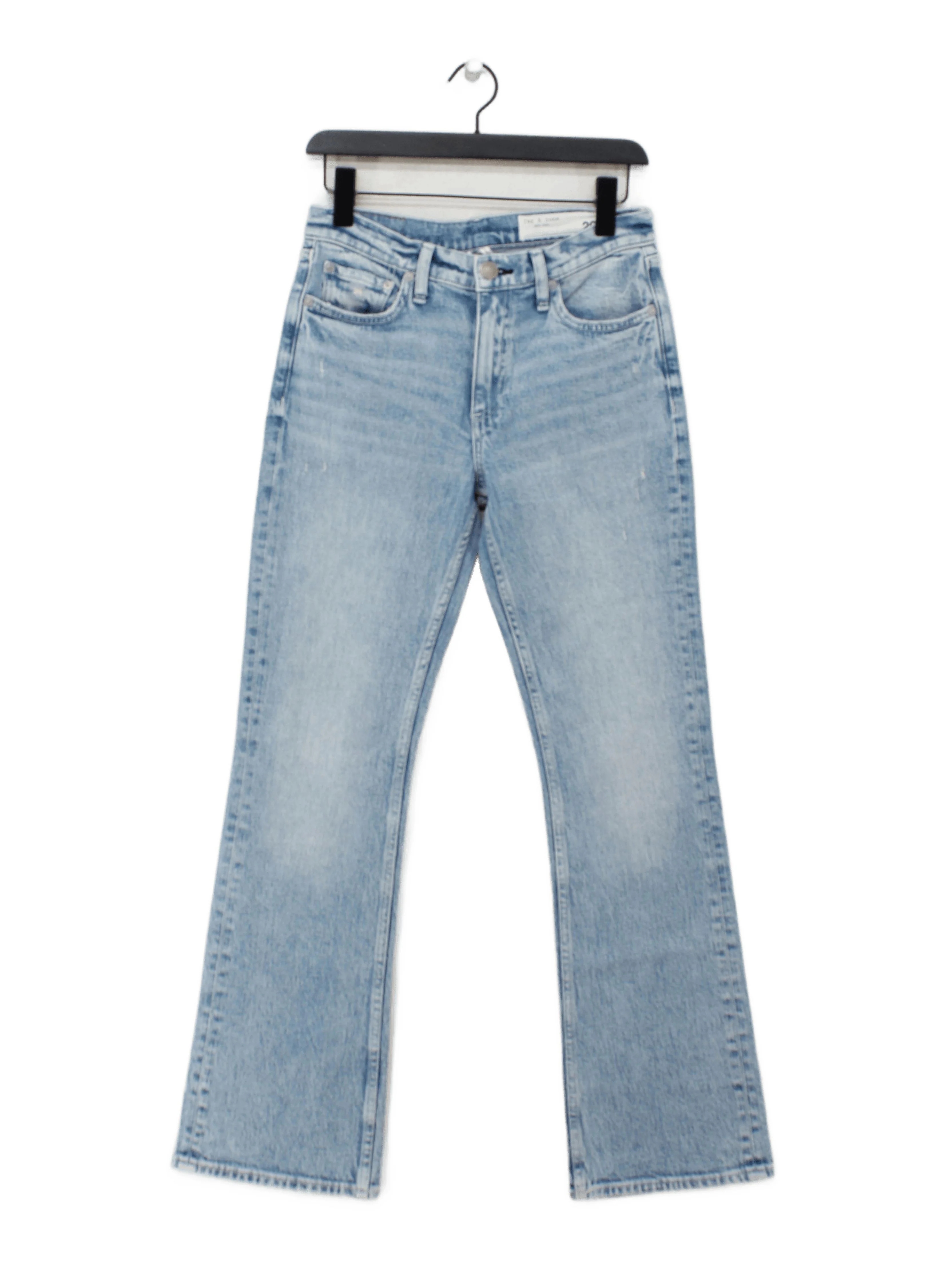 Rag & Bone Women's Jeans W 26 in Blue Cotton with Elastane Flared