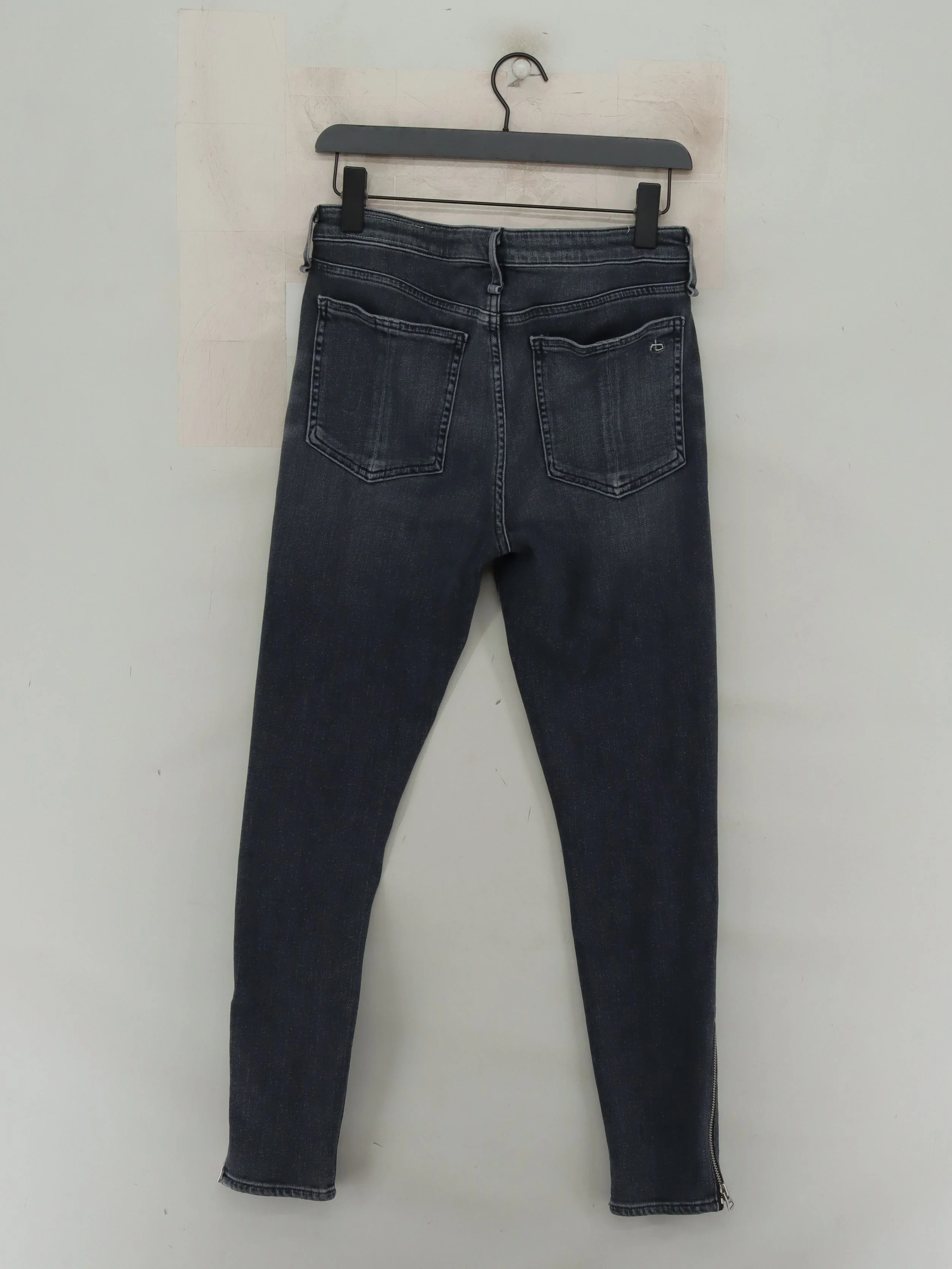 Rag & Bone Women's Jeans W 29 in Black Cotton - Image 2