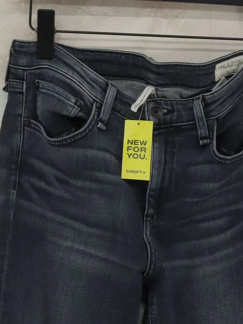 Rag & Bone Women's Jeans W 29 in Black Cotton - Image 3