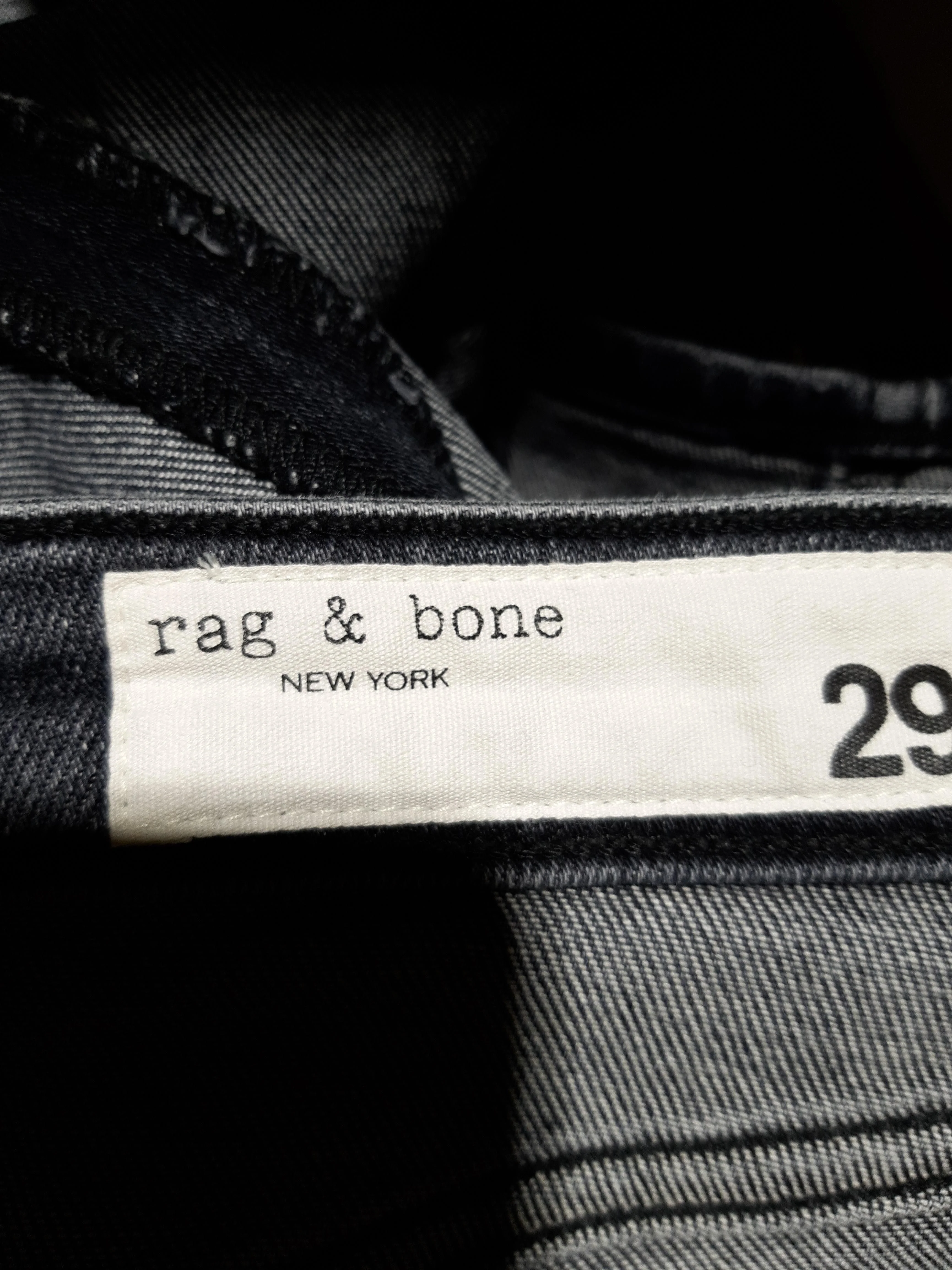 Rag & Bone Women's Jeans W 29 in Black Cotton - Image 5