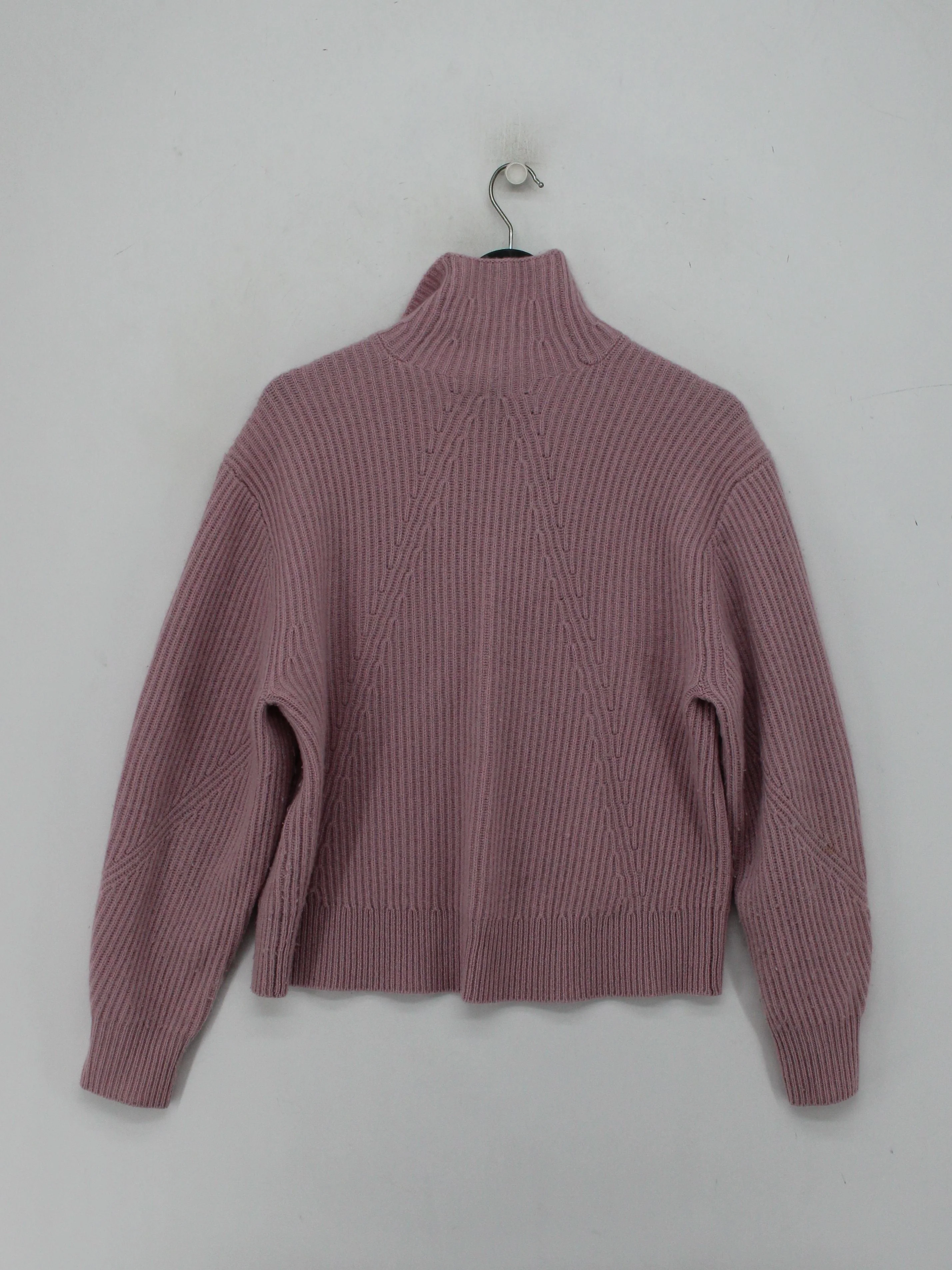 Rag & Bone Women's Jumper M Pink 100% Cashmere High Neck Pullover - Image 2