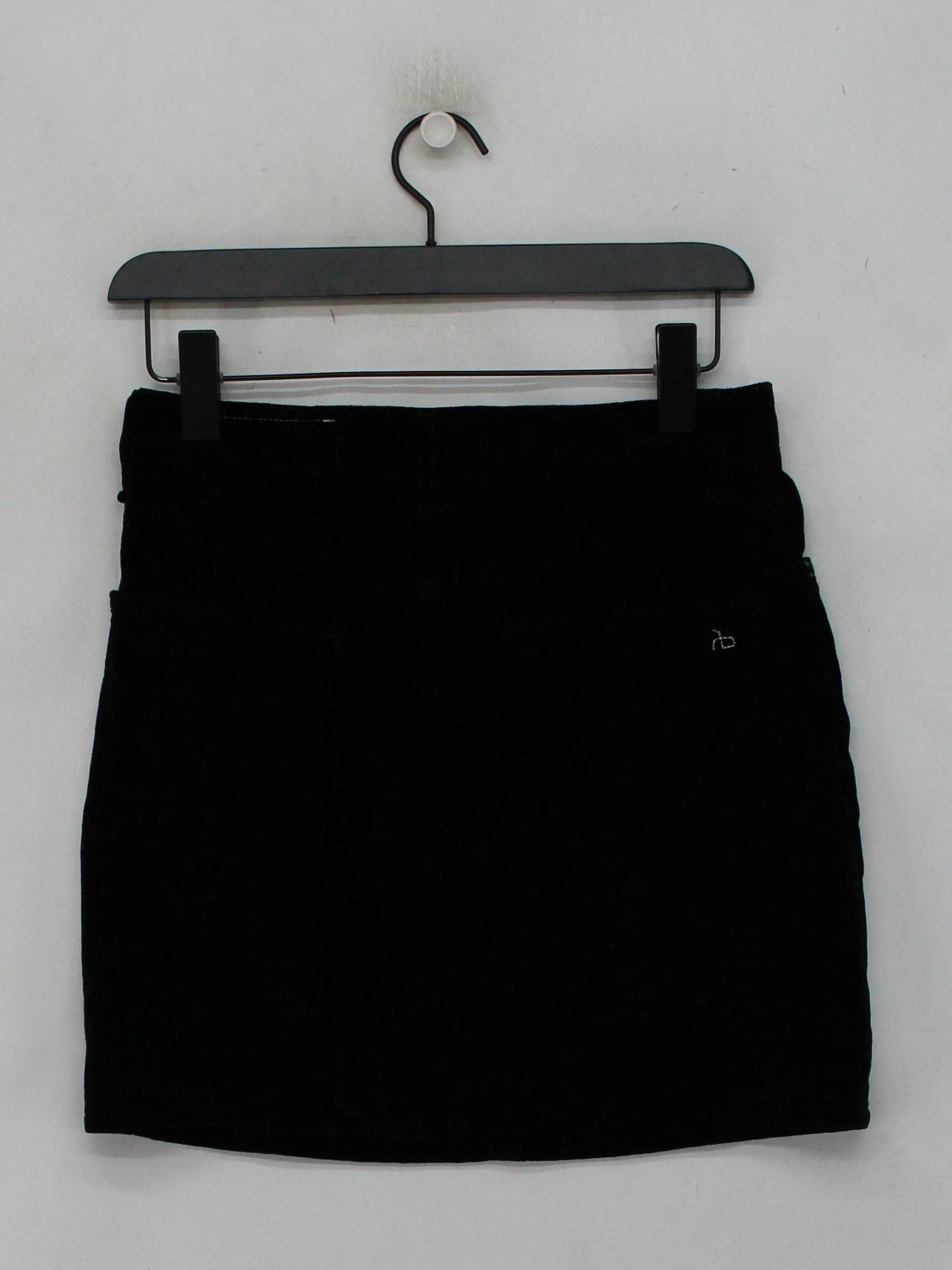 Rag & Bone Women's Mini Skirt W 24 in Black 100% Cotton Short Mini - Image 2