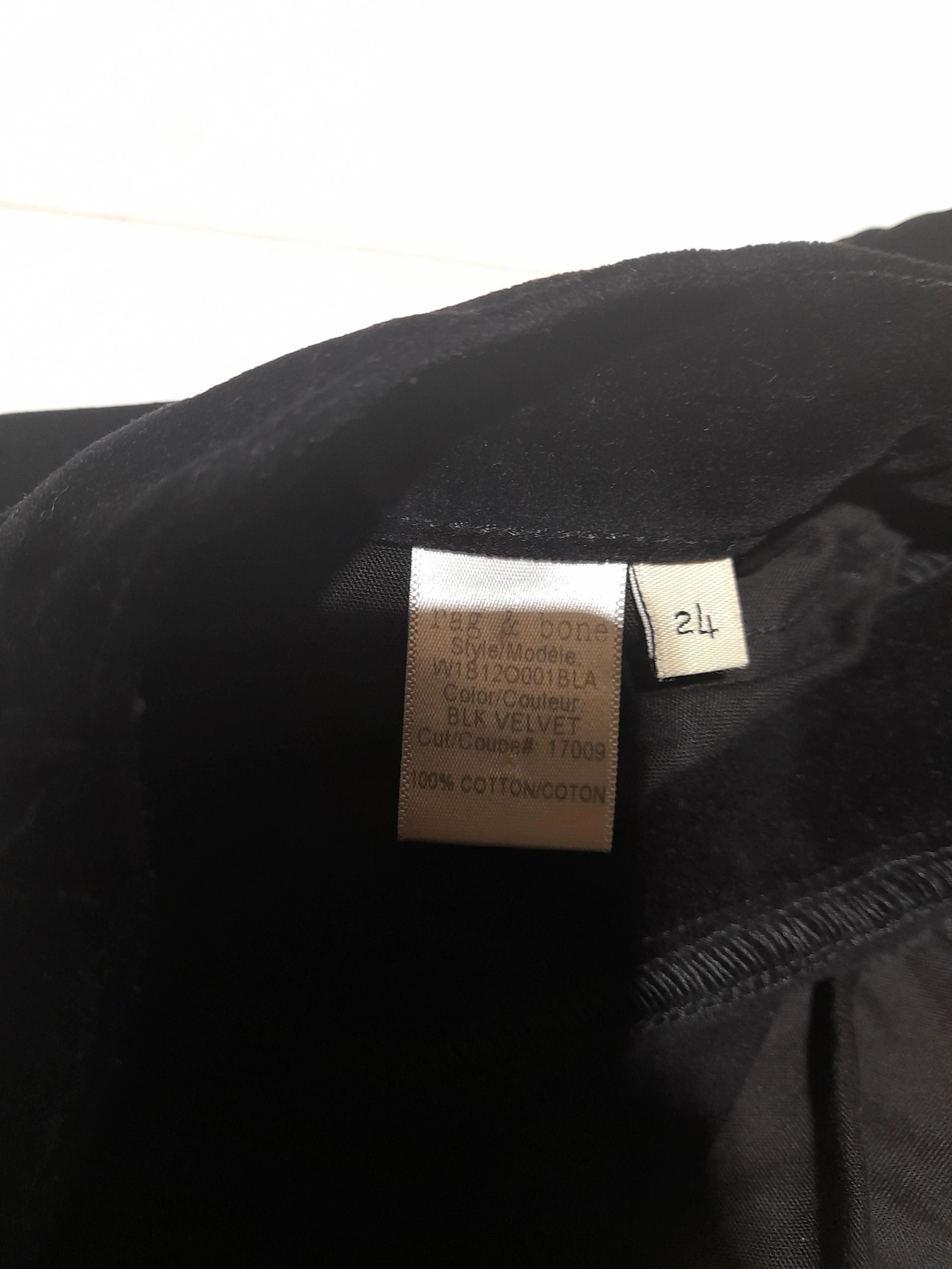 Rag & Bone Women's Mini Skirt W 24 in Black 100% Cotton Short Mini - Image 6