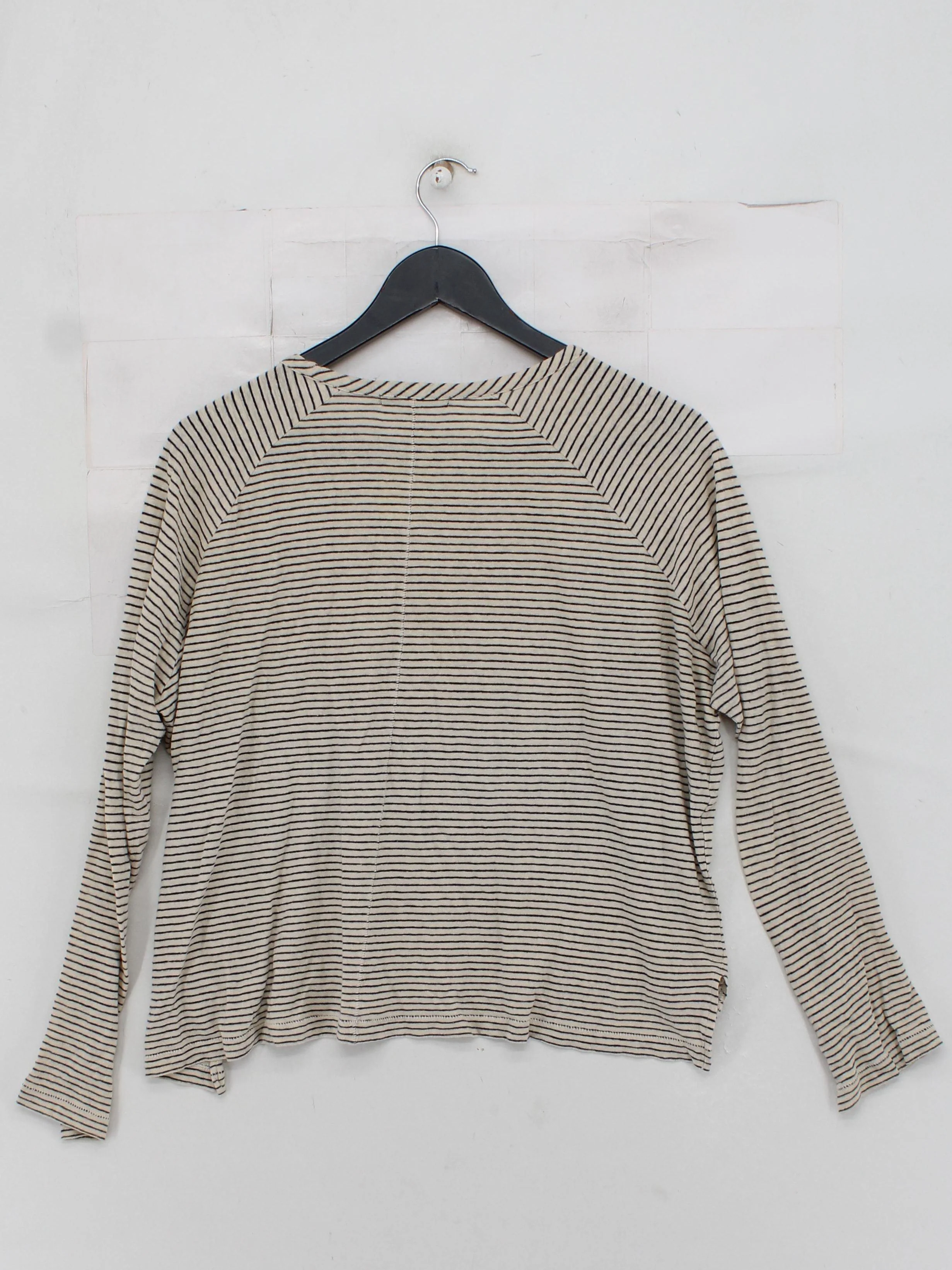 Rag & Bone Women's Top M Cream Cotton with Linen Basic - Image 2