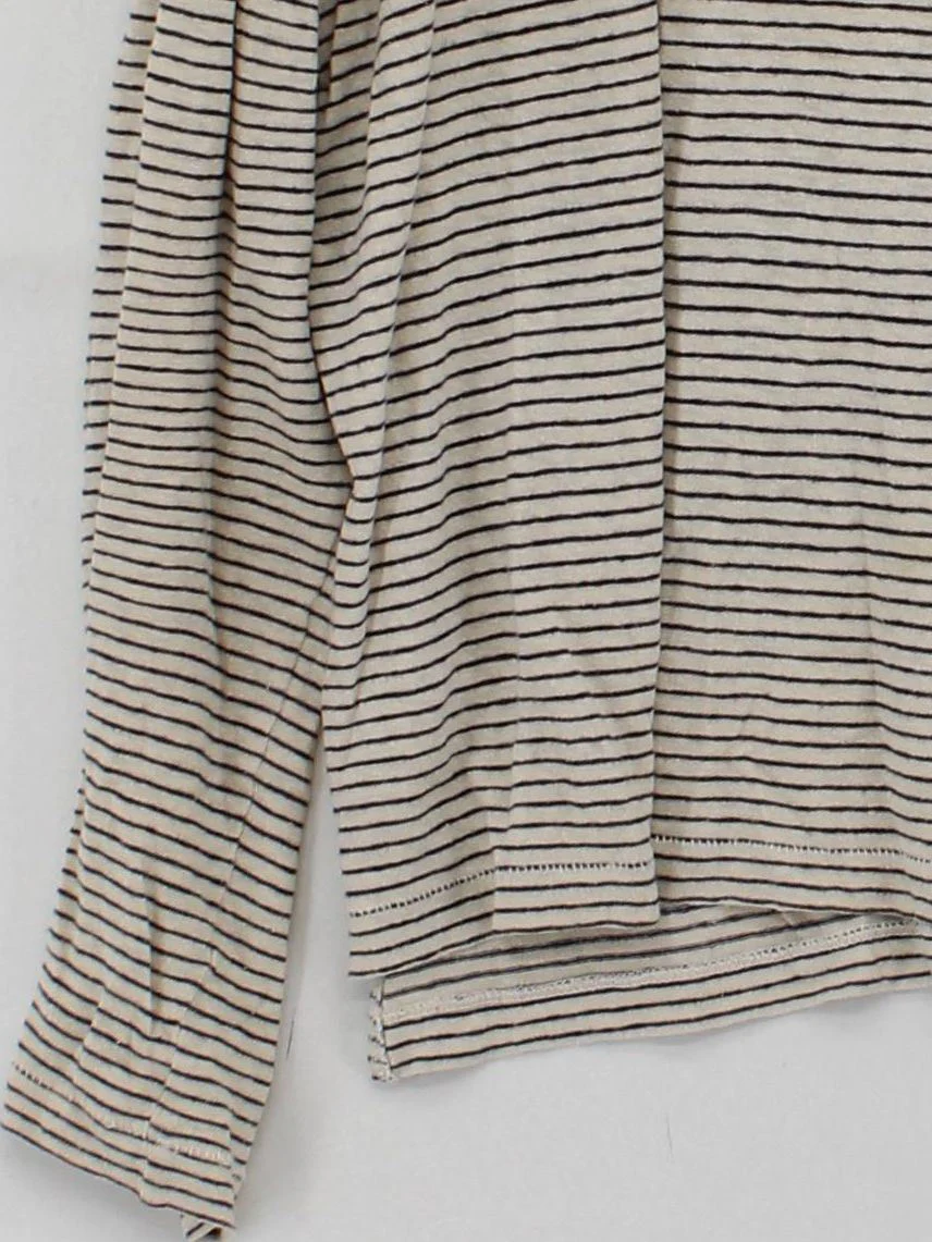 Rag & Bone Women's Top M Cream Cotton with Linen Basic - Image 4
