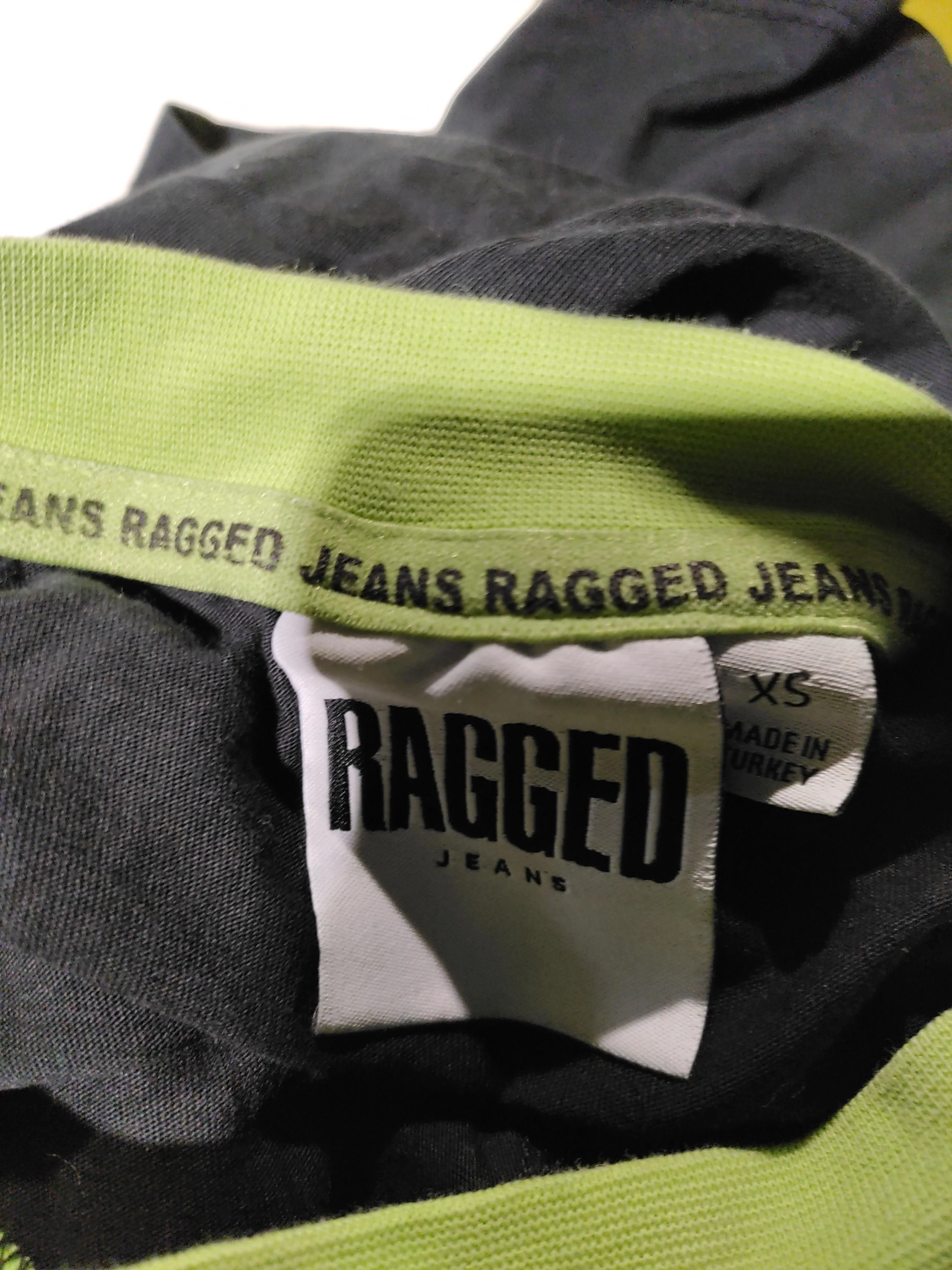 Ragged Jeans Men's T-Shirt XS Black Graphic 100% Cotton Basic - Image 5