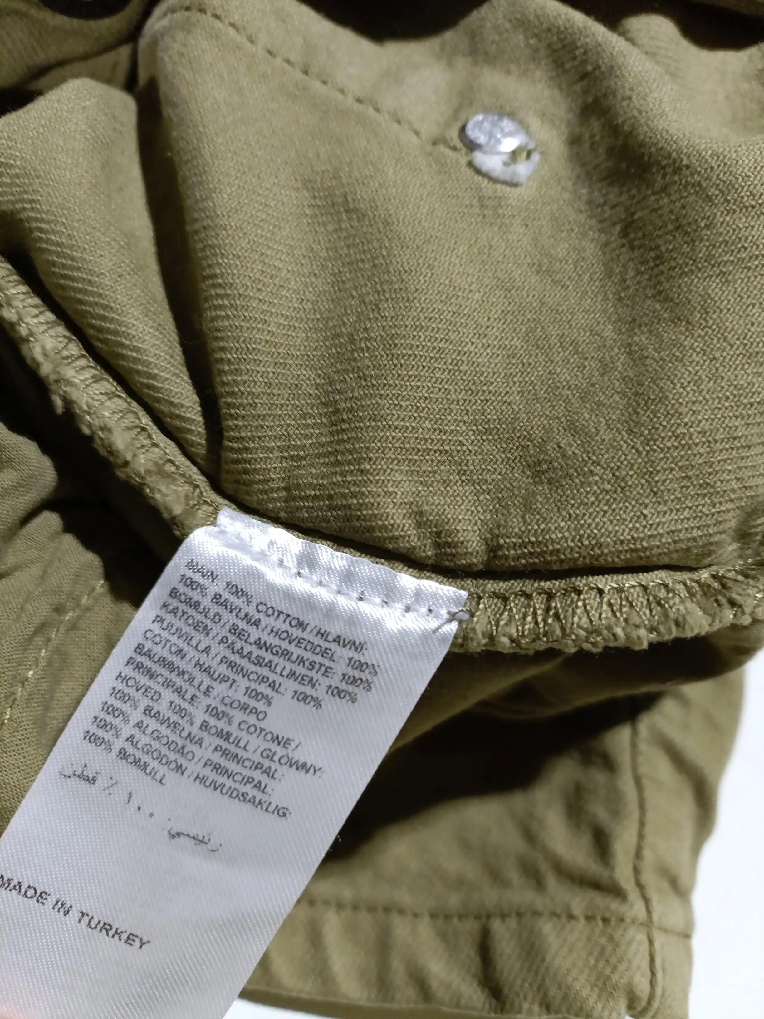 Ragged Jeans Women's Trousers XS Green 100% Cotton Wide-Leg Cargo - Image 7