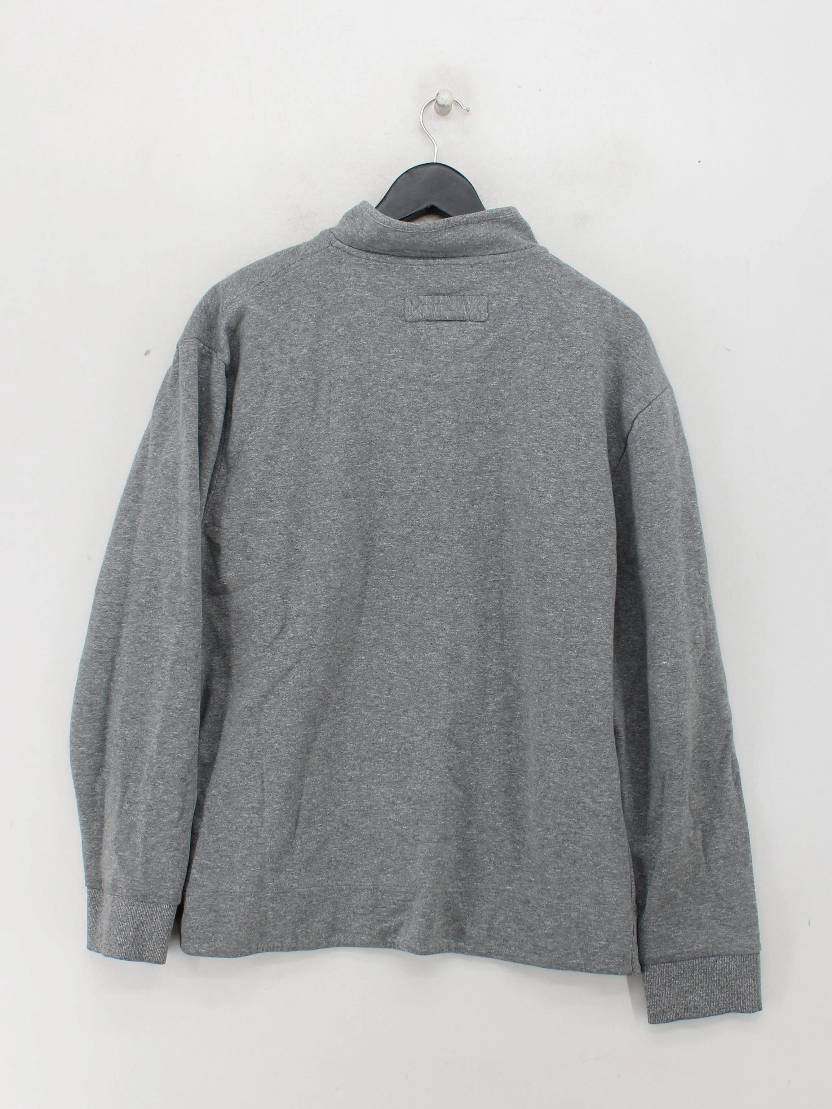 Raging Bull Men's Jumper XL Grey Cotton with Polyester Mock Neck Pullover - Image 2